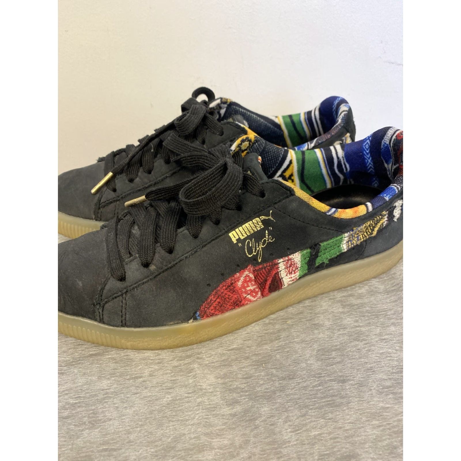 Puma PUMA Clyde FS x Coogi Sneaker Men 8 Black 2017 Size US 7 / EU 40 - 3 Thumbnail