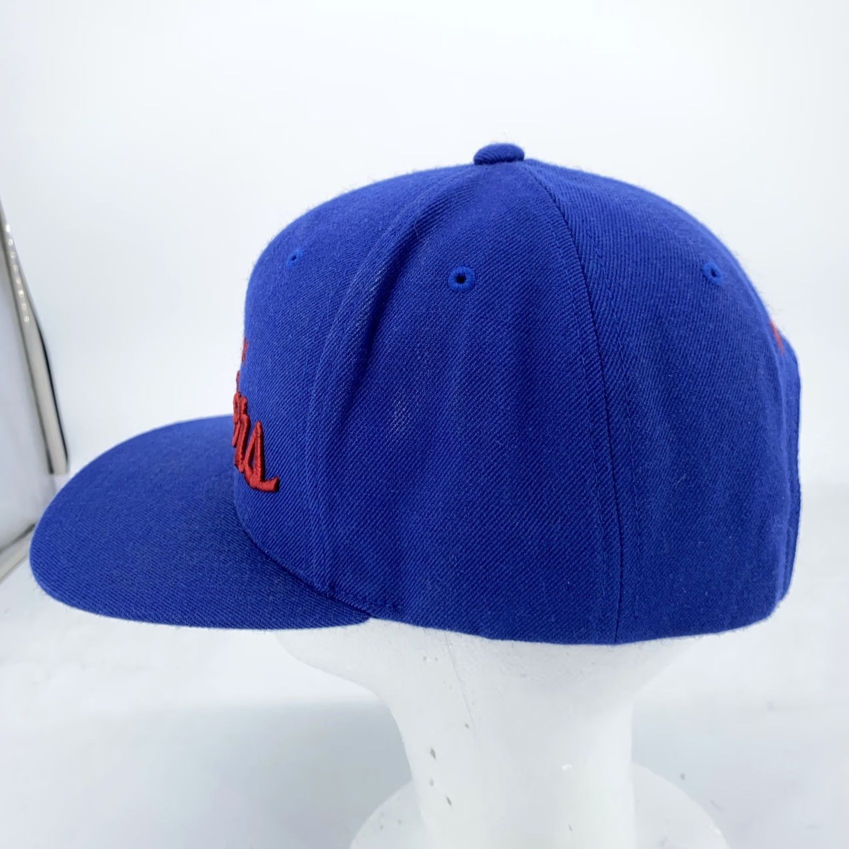 Vintage RWTW Hat Cap Snap Back Mens Blue Red Embroidered Winners Green Brim Casual Travel Classic Sports City Twill Polyester Adjustable Size ONE SIZE - 4 Thumbnail