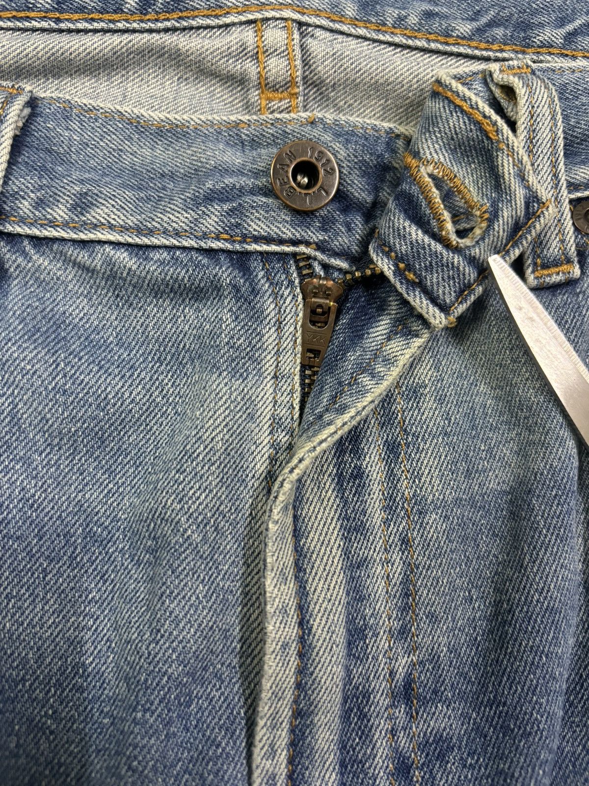 L.L. Bean Vintage 90s L.L. Bean 1912 Mud Wash Baggy Jeans Size US 37 - 4 Thumbnail
