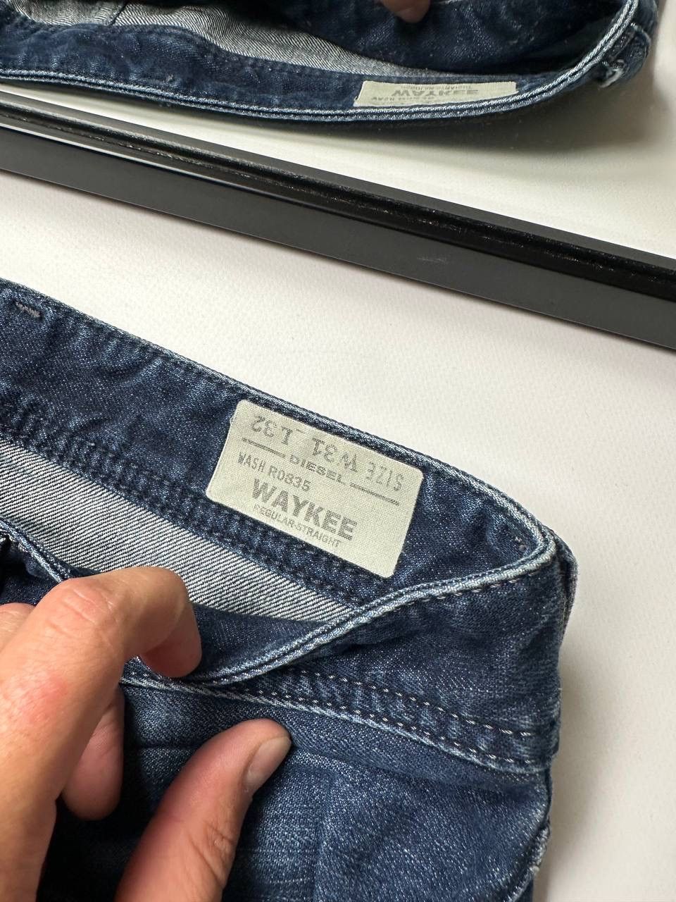 Diesel Vintage 00s Diesel Wide Washed Jeans Size US 31 - 6 Thumbnail