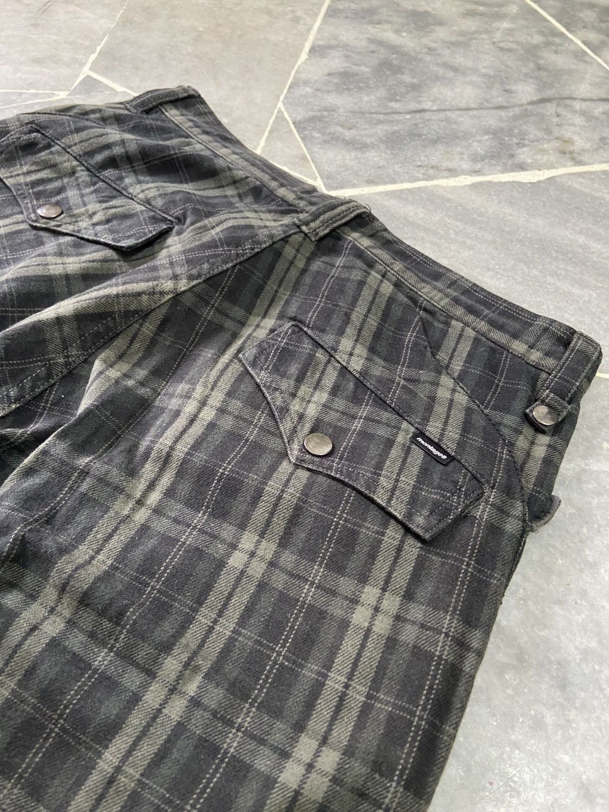 Japanese Brand Montage Abstract Checkered Pants Size US 32 / EU 48 - 9 Thumbnail