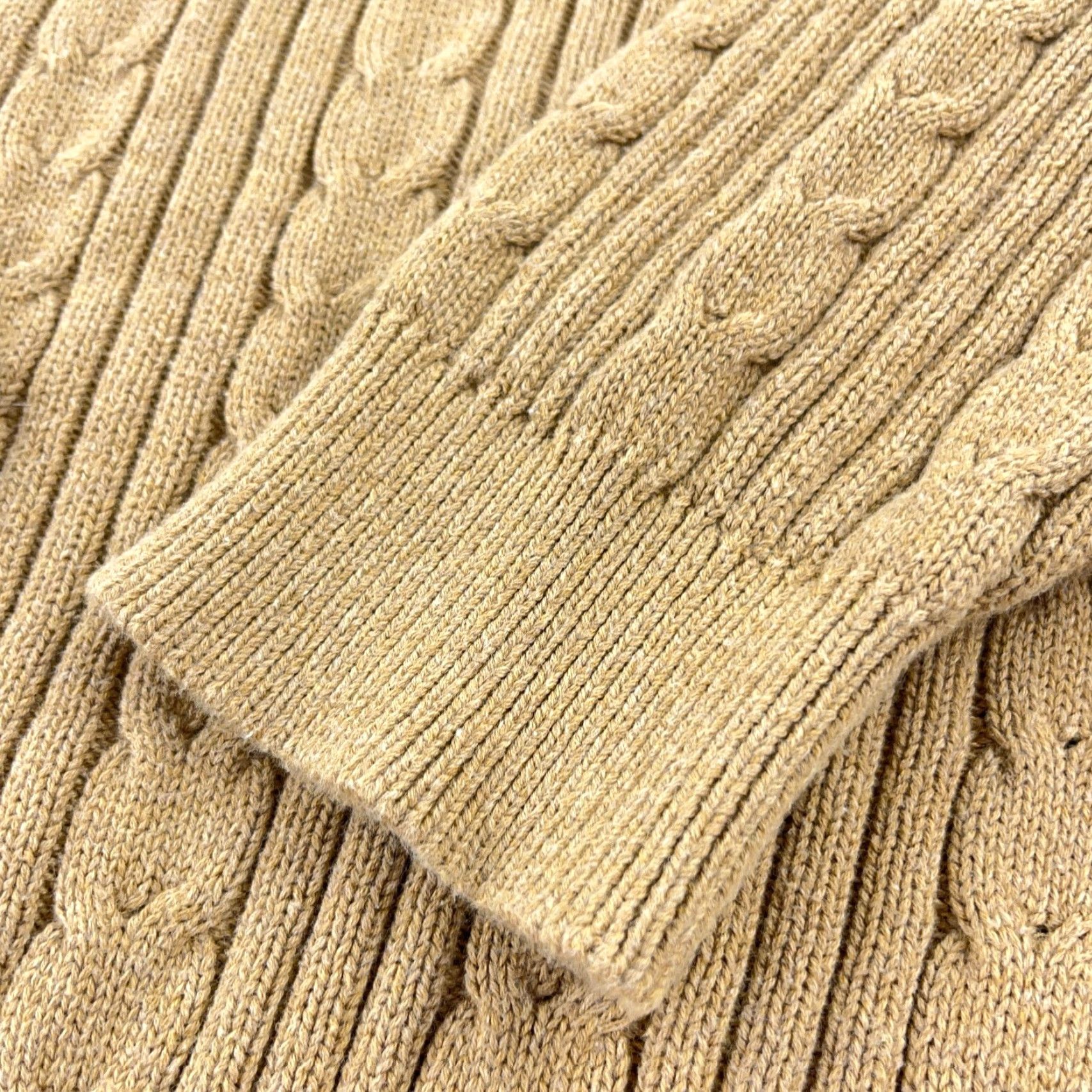 Eddie Bauer Eddie Bauer Sweater Men Large Tall Brown Heavy Cable Knit Pullover Textured Size US L / EU 52-54 / 3 - 4 Thumbnail