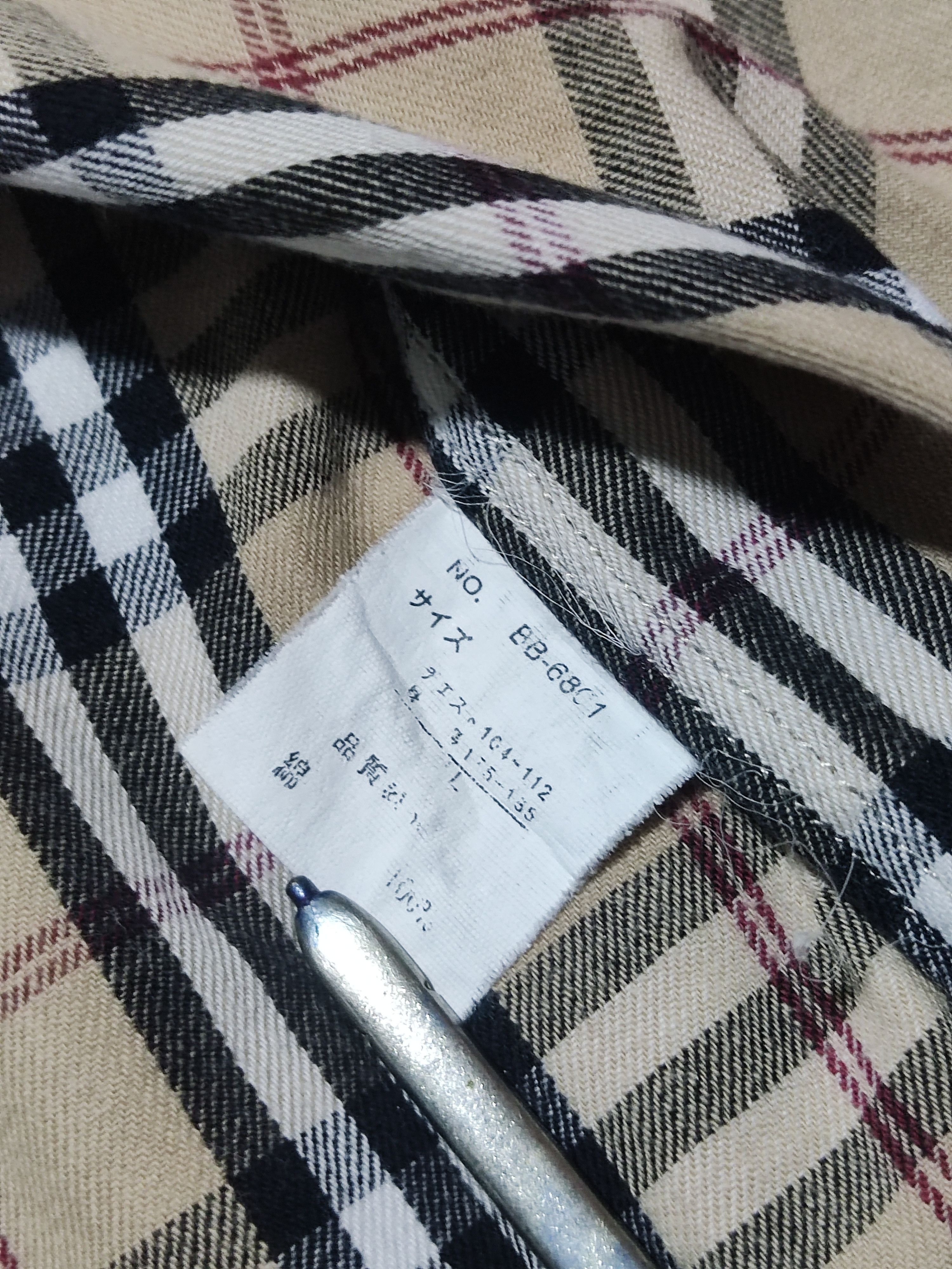 Burberry Vintage 80 Blueberrys Rodeo Club Nova Check Single Stitch Size US L / EU 52-54 / 3 - 17 Thumbnail