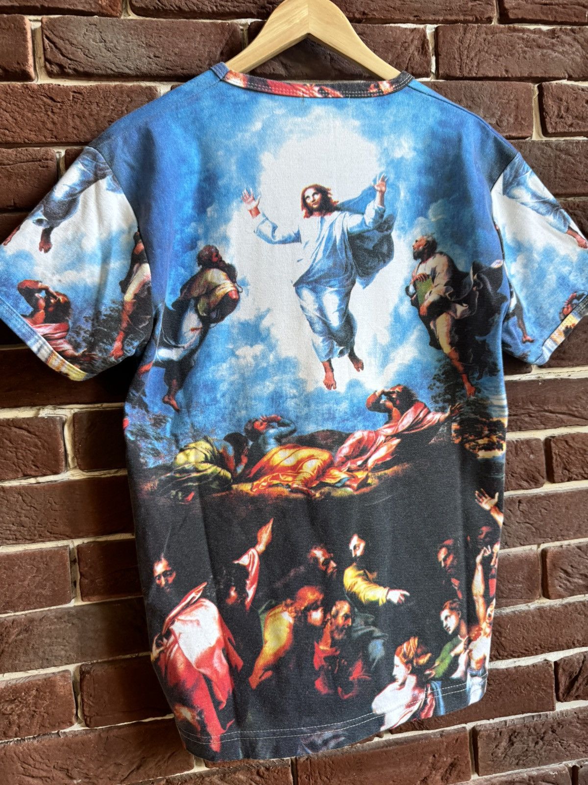 Vintage Vintage Y2K Cowboys Angels Jesus All over print Tee art hype Size US M / EU 48-50 / 2 - 4 Thumbnail