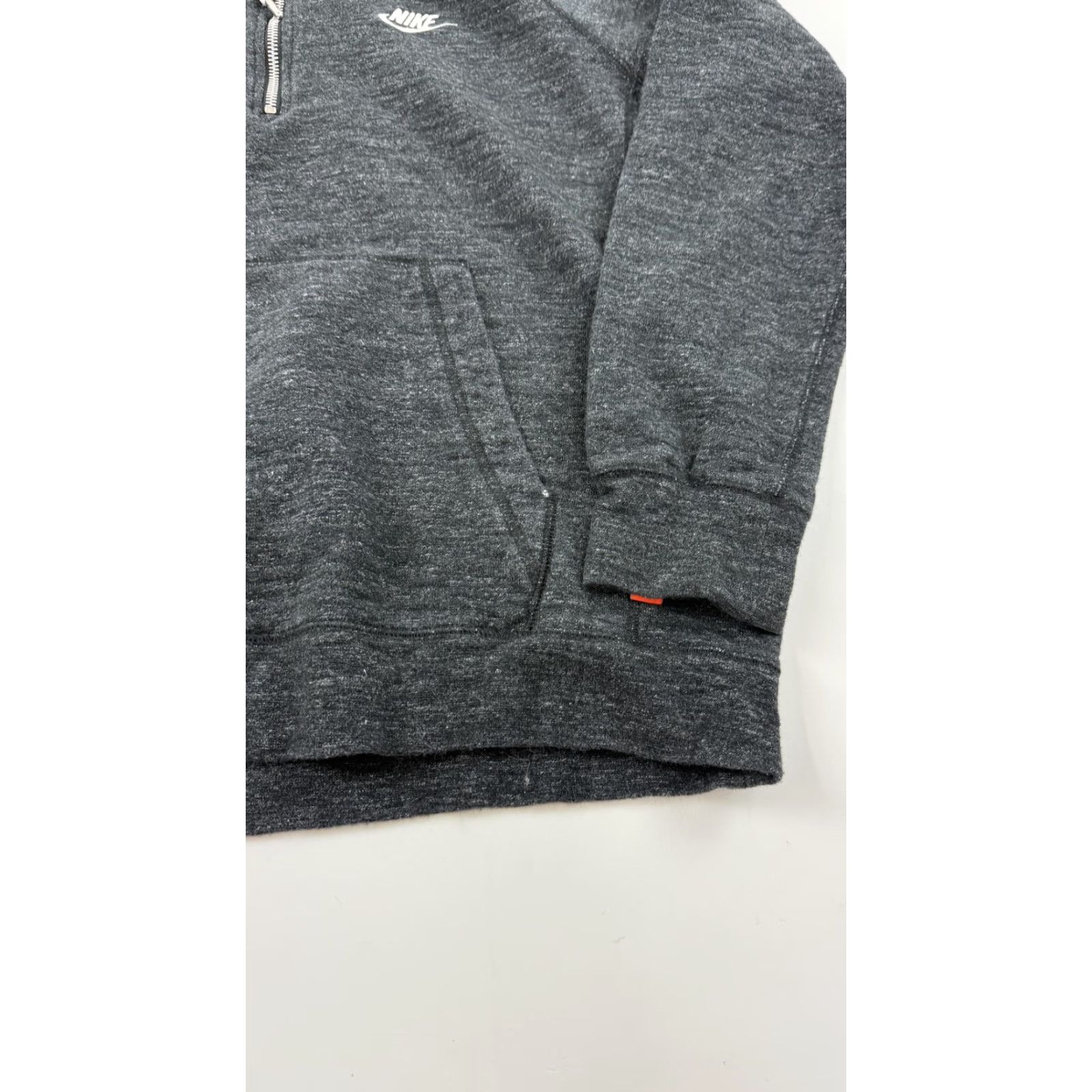 Nike Nike Hoodie Mens Medium Black Gray Half Zip Pullover Swoosh Athletic 805172-032 Size US M / EU 48-50 / 2 - 2 Thumbnail