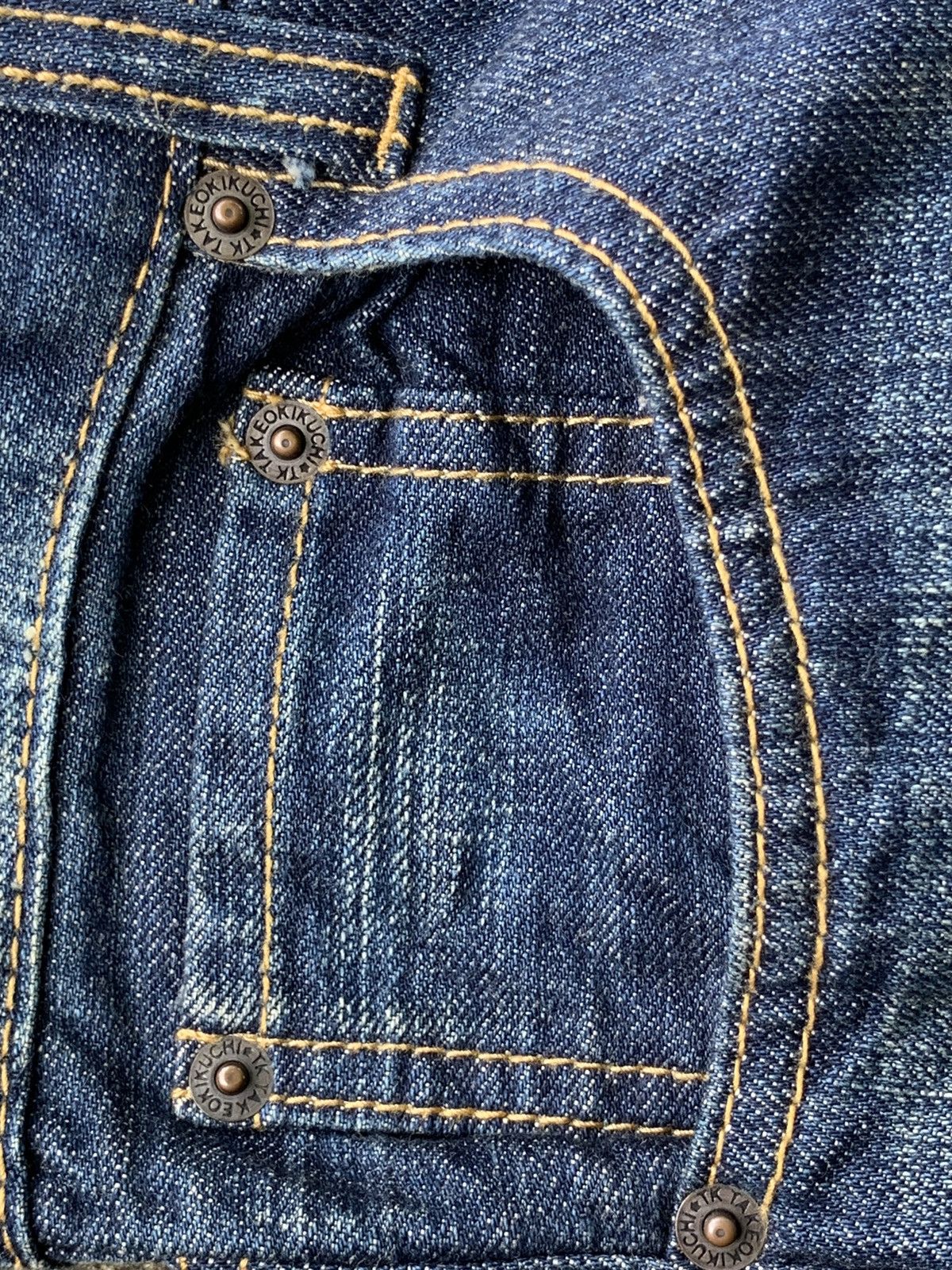 Takeo Kikuchi Vintage Takeo Kikuchi Patchwork Denim Jeans Pants Size US 35 - 17 Thumbnail