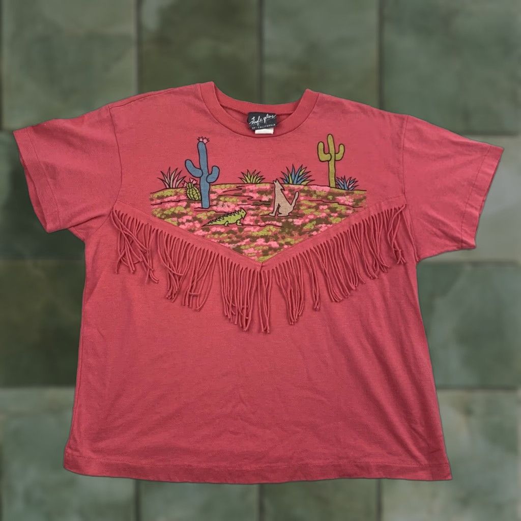 Vintage VINTAGE Style Plus Desert Nature Shirt Womens XL Pink Plus Outdoors 90s Animals Mens? Womens Size XL / US 12-14 / IT 48-50 - 1 Thumbnail
