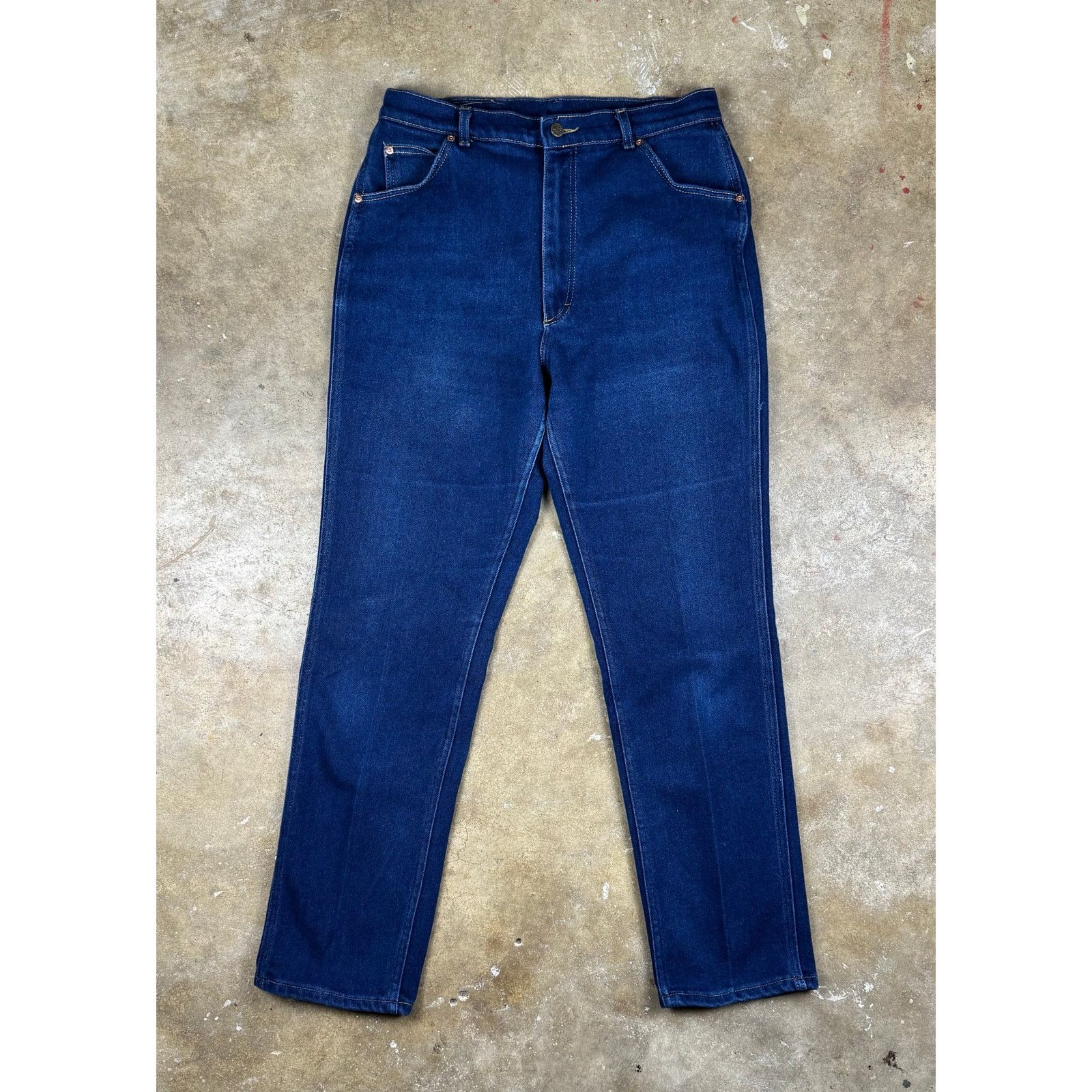 Lee VTG Lee Women’s High-Rise Jeans 18L Dark Wash Size 31" - 2 Thumbnail