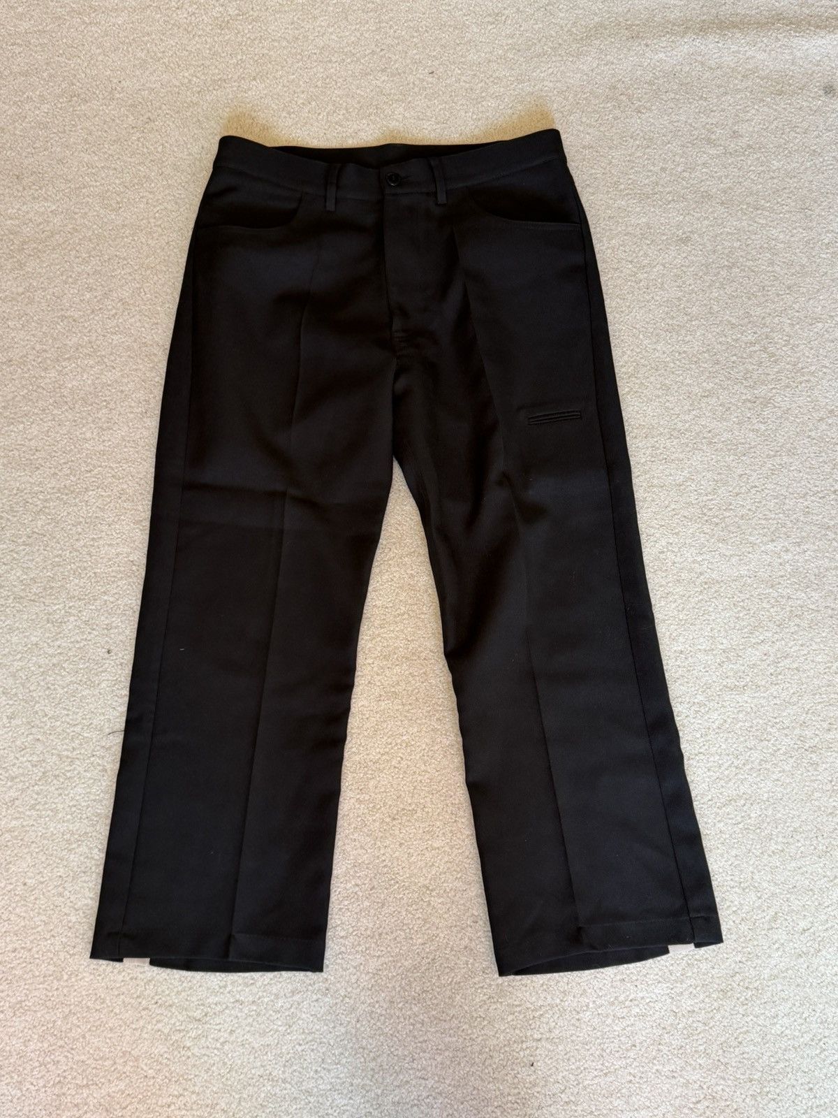 Random Identities SSESNE Black Officer Pants Size US 32 / EU 48 - 2 Thumbnail