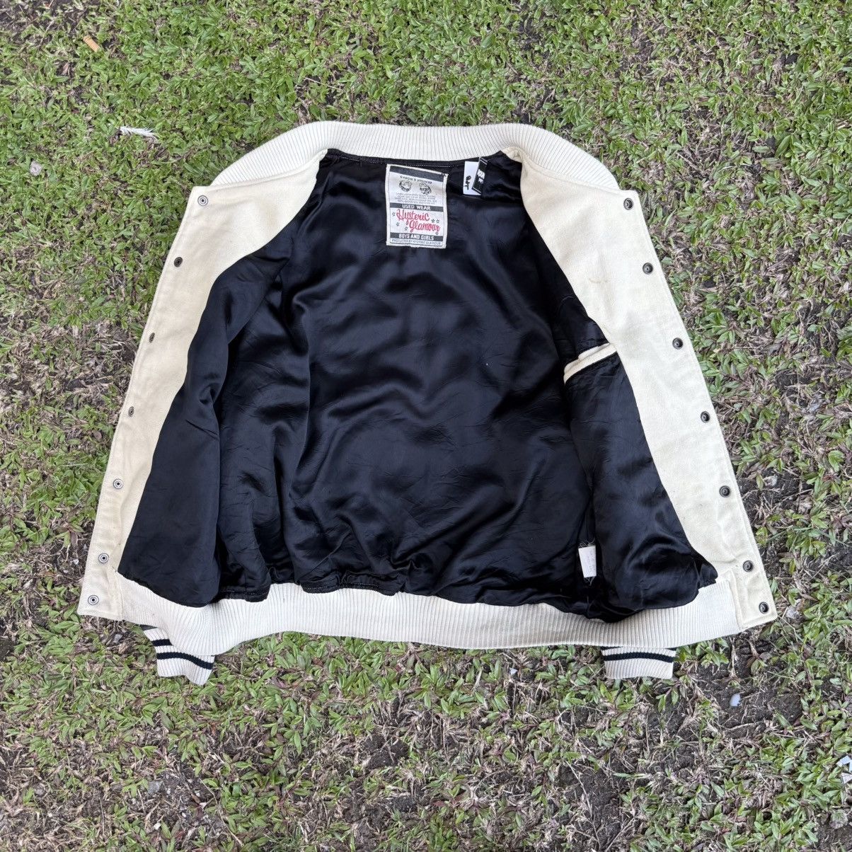 Hysteric Glamour × Japanese Brand HYSTERIC GLAMOUR Super Rare Embroidery Logo Varsity Jacket Size US L / EU 52-54 / 3 - 3 Thumbnail