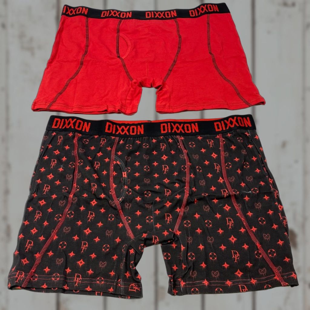 Vintage NEW Dixxon Flannel Co. Premium Boxer Briefs Mens Size XL Red Black 2Pk Underwear Size 48R - 1 Thumbnail