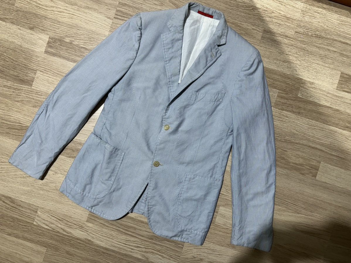 Designer × Isaia Isaia stripped blazer 50 Size 50R - 2 Thumbnail