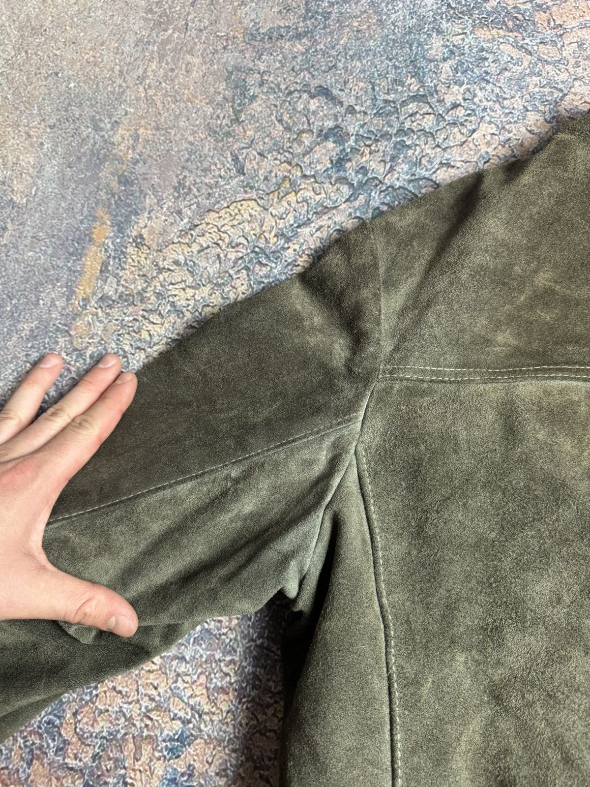 Japanese Brand LEATHER JACKET SUEDE PERFECTO BOMBER STYLE OLD MANY Size US M / EU 48-50 / 2 - 16 Thumbnail