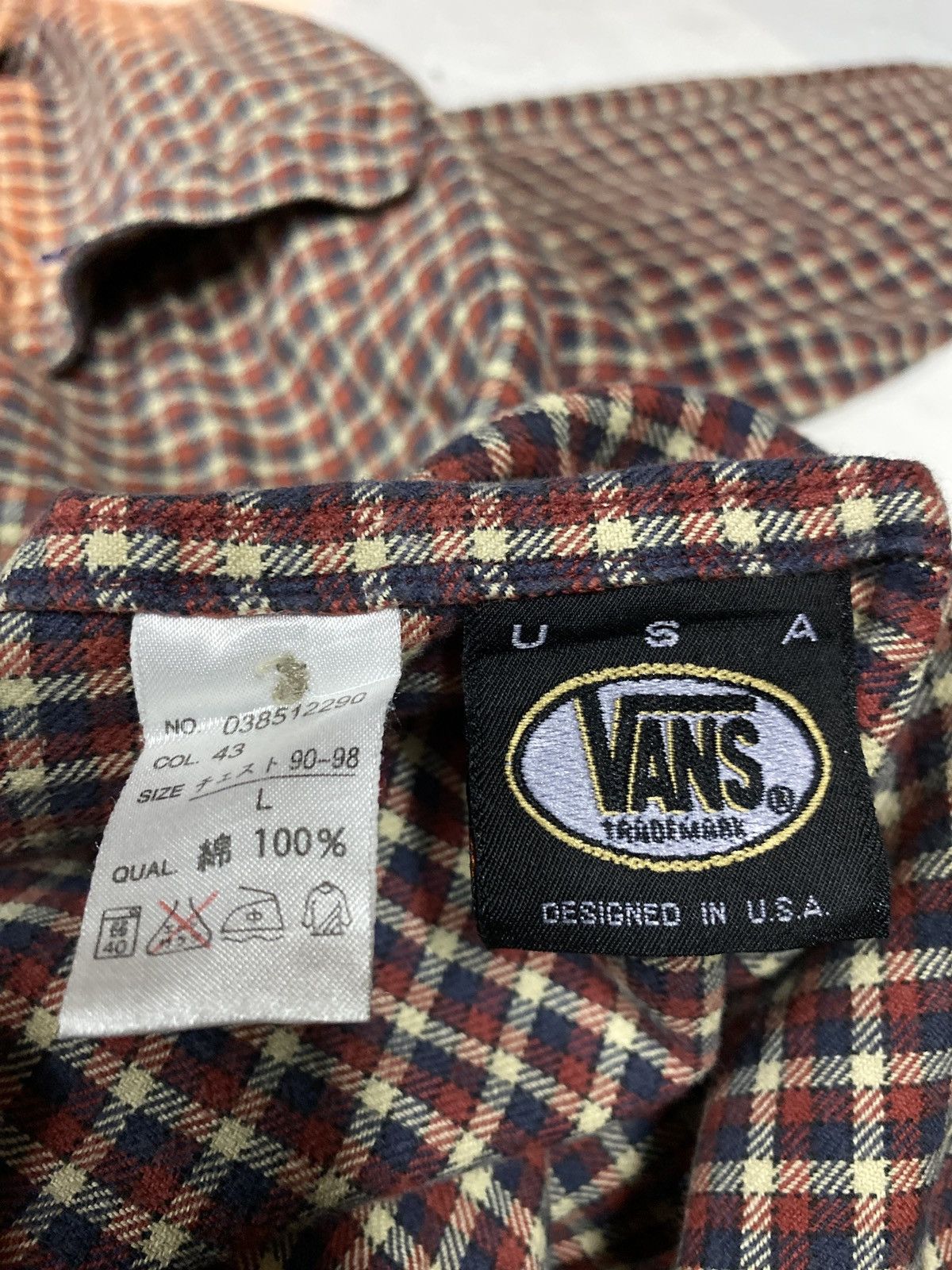 Vans × Vintage Vintage Vans Zip up flannel Size US L / EU 52-54 / 3 - 11 Thumbnail