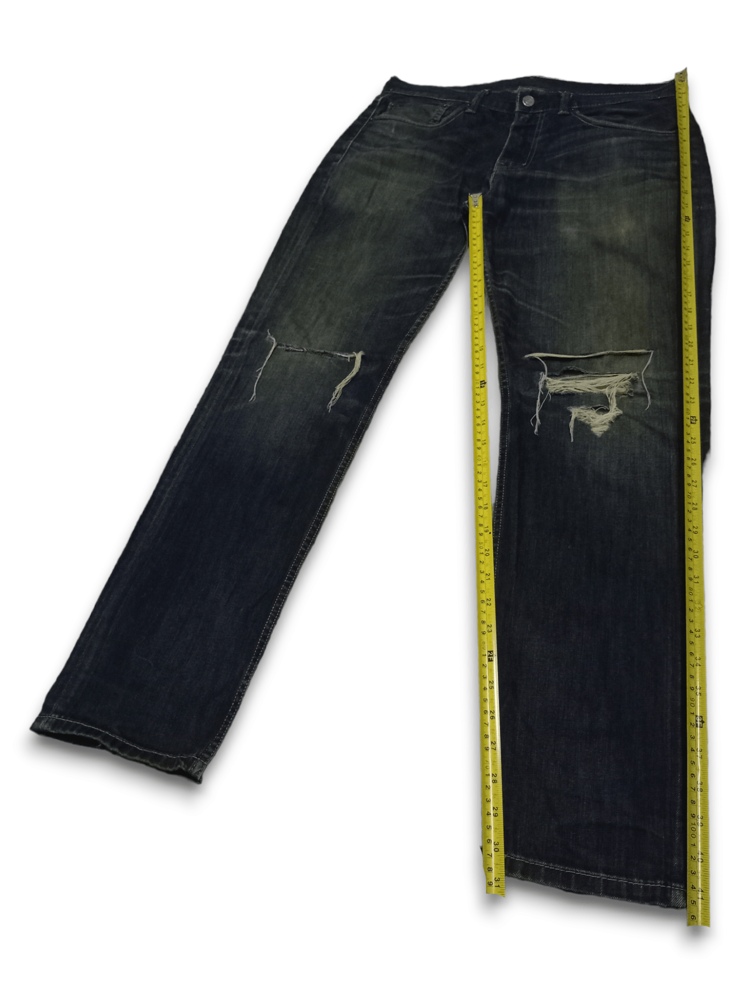 Levi's × Levi's Vintage Clothing Vintage Levis 511 Mud Wash Distressed Jeans Size US 34 / EU 50 - 9 Thumbnail