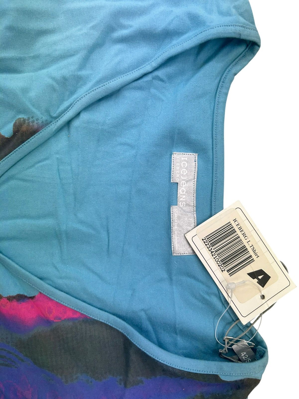 Iceberg Iceberg Ice Jeans Women’s Blue Long Sleeve T-Shirt Size 42 Size M / US 6-8 / IT 42-44 - 4 Thumbnail