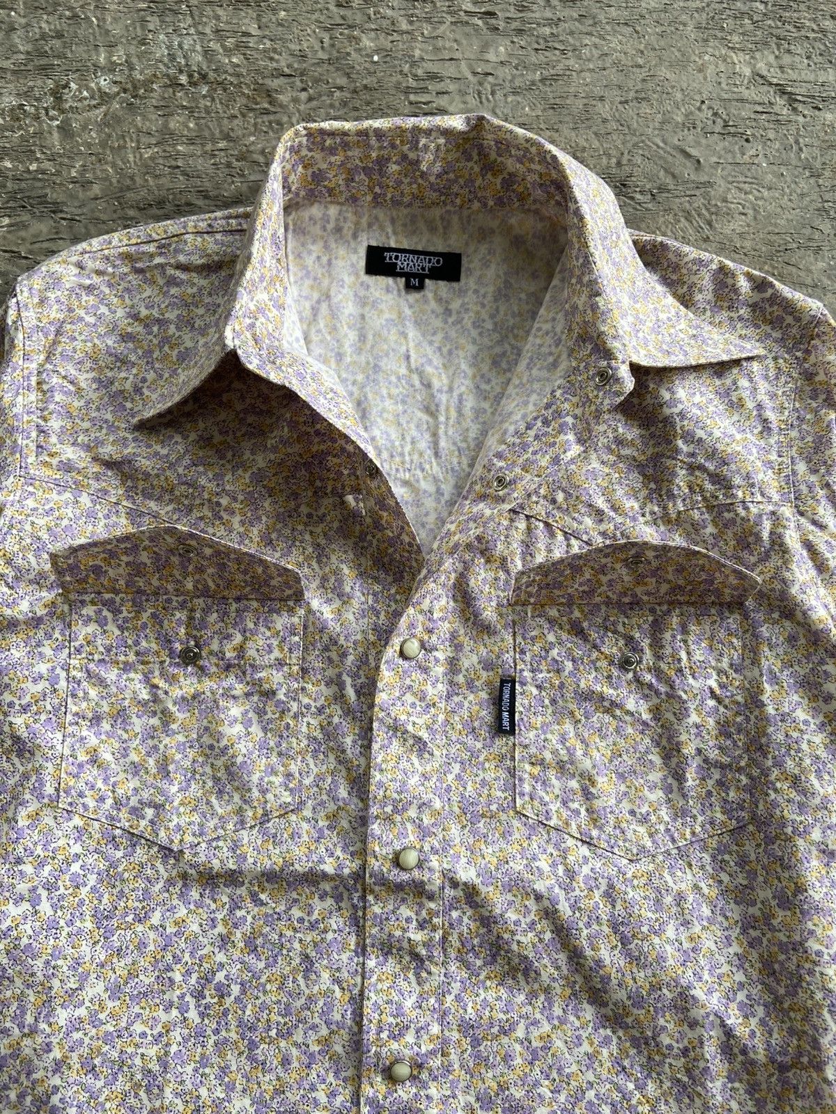 Tornado Mart 2000s Tornado Mart - Floral Pattern Button Shirt Size US M / EU 48-50 / 2 - 6 Thumbnail