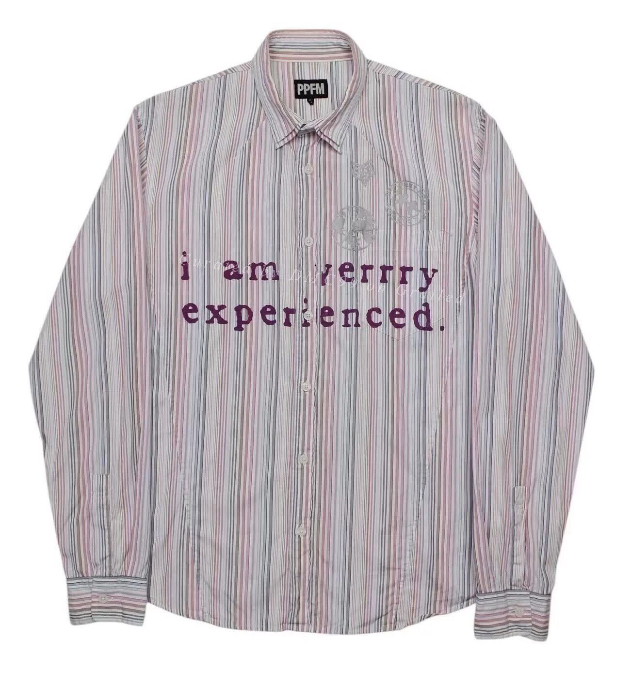Vintage Vintage PPFM SS2006 Layered Striped Shirt Size US M / EU 48-50 / 2 - 1 Thumbnail