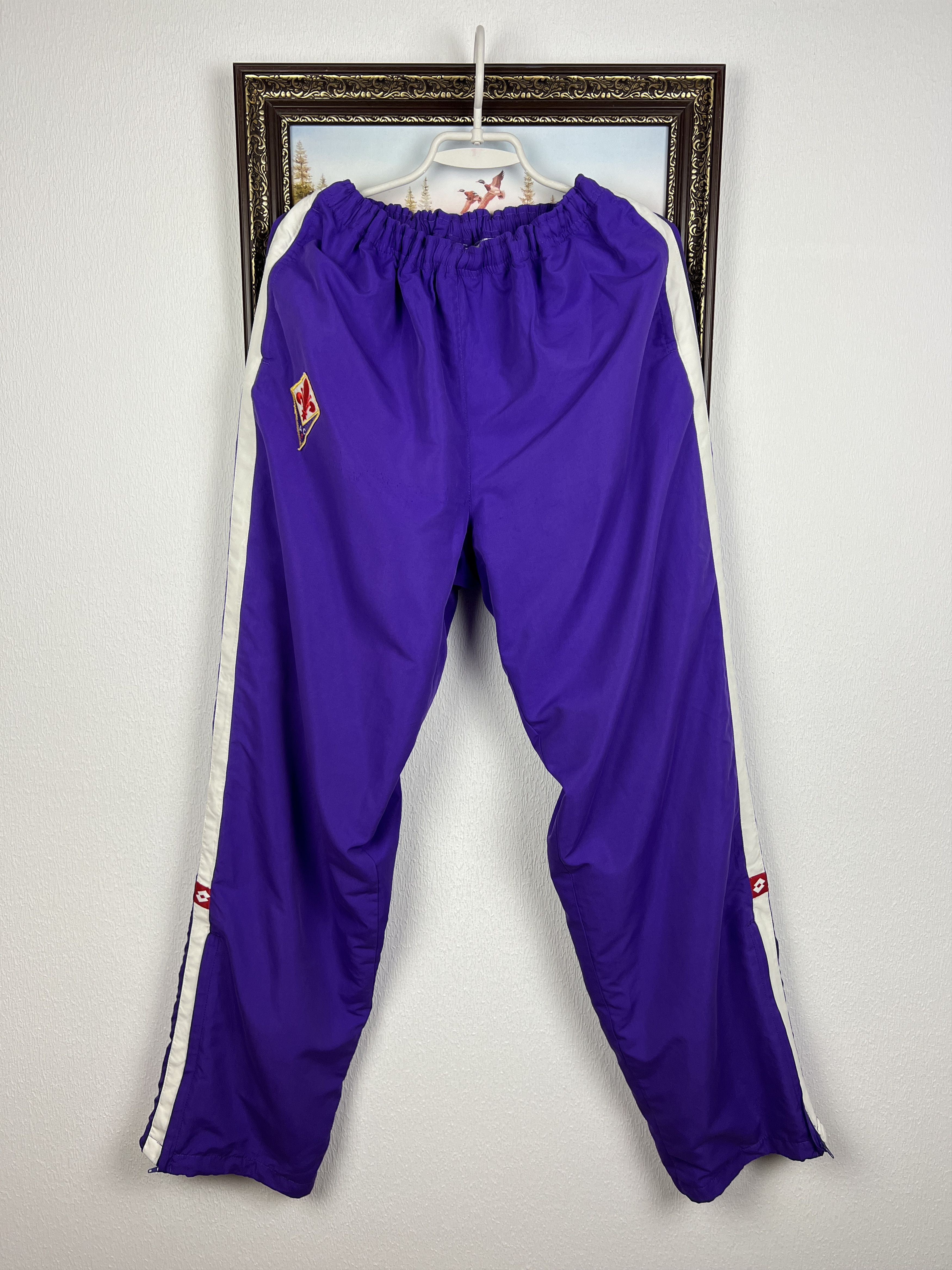 Lotto Sport Fiorentina Football Suit Jacket Pants Set Soccer Rare Size US XXL / EU 58 / 5 - 11 Thumbnail