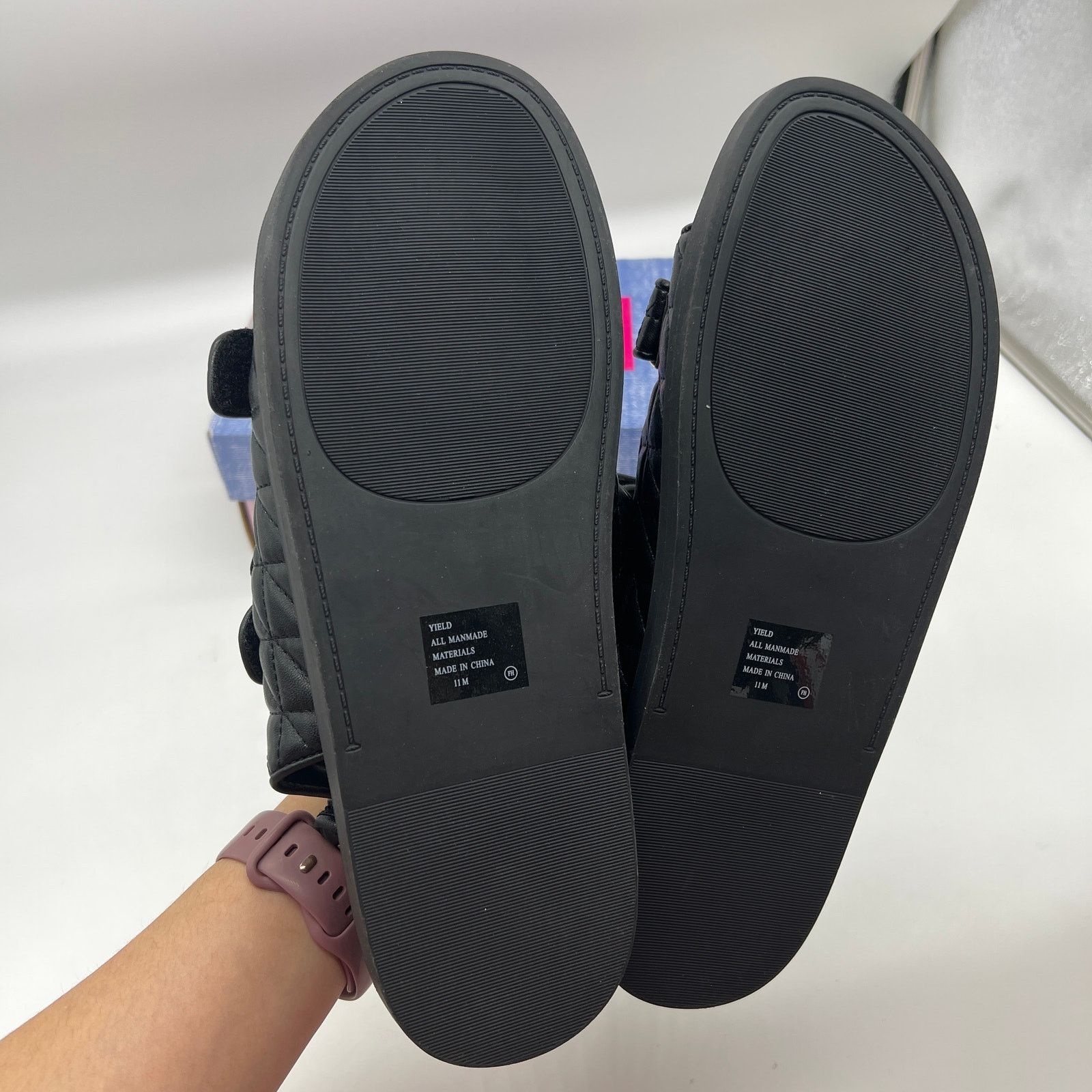 Other Pop Yield Open Toe Women's Footbed Sandals Black Size 11M Size US 11 / IT 41 - 4 Thumbnail