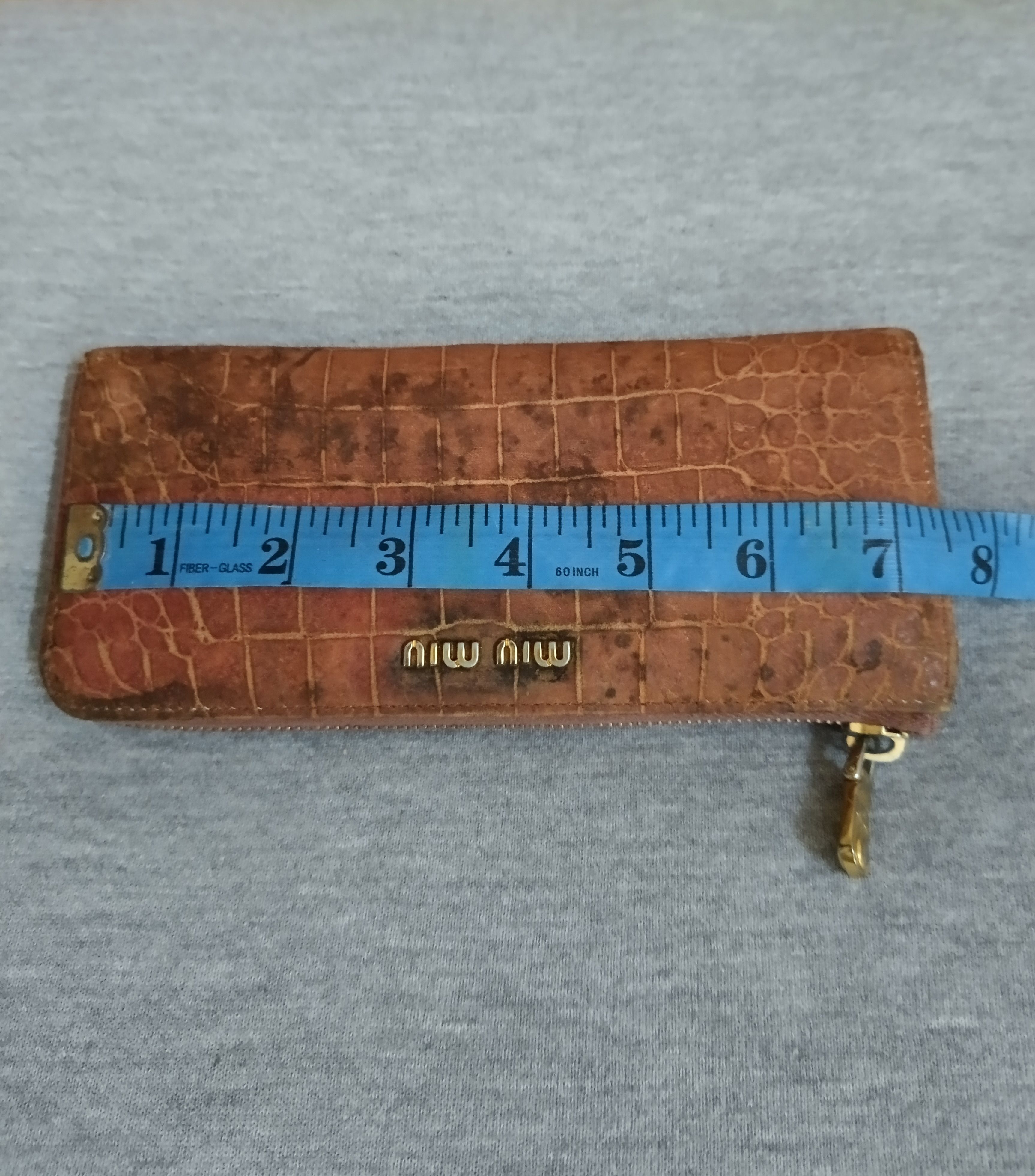 Miu Miu MIU MIU LEATHER LONG WALLET Size ONE SIZE - 5 Thumbnail