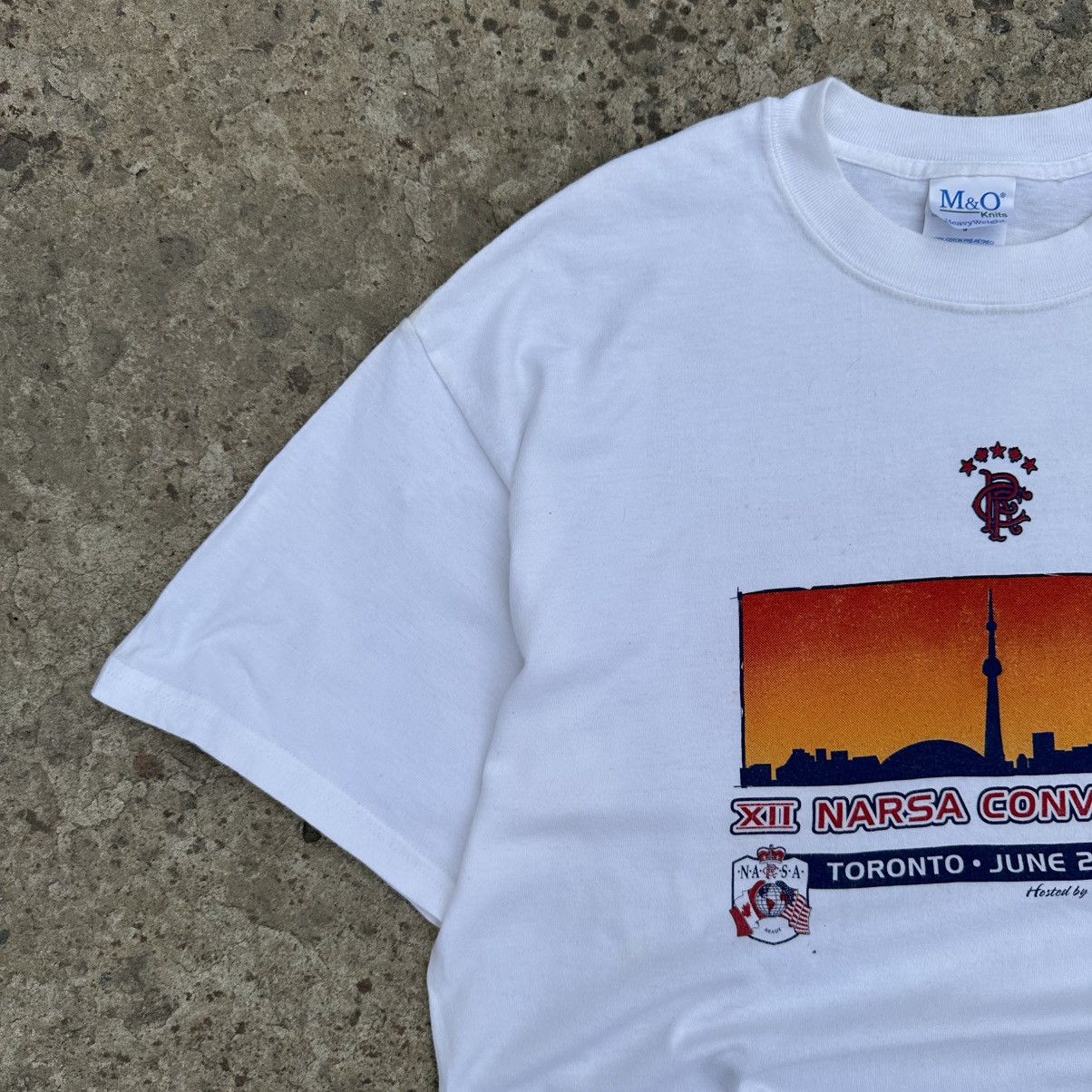 Japanese Brand Vintage Glasgow Rangers Narsa 2004 T-shirts Big Logo Size US L / EU 52-54 / 3 - 3 Thumbnail