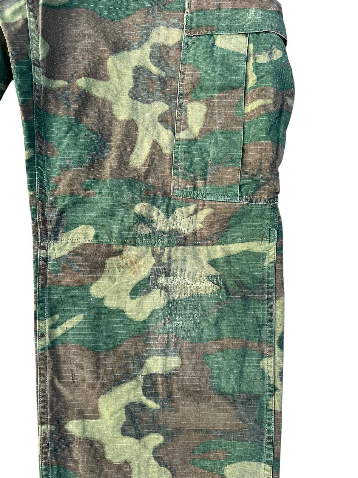 Vintage Vintage 1969 Vietnam War ERDL Camo Ripstop Poplin Trouser Size US 30 / EU 46 - 13 Thumbnail