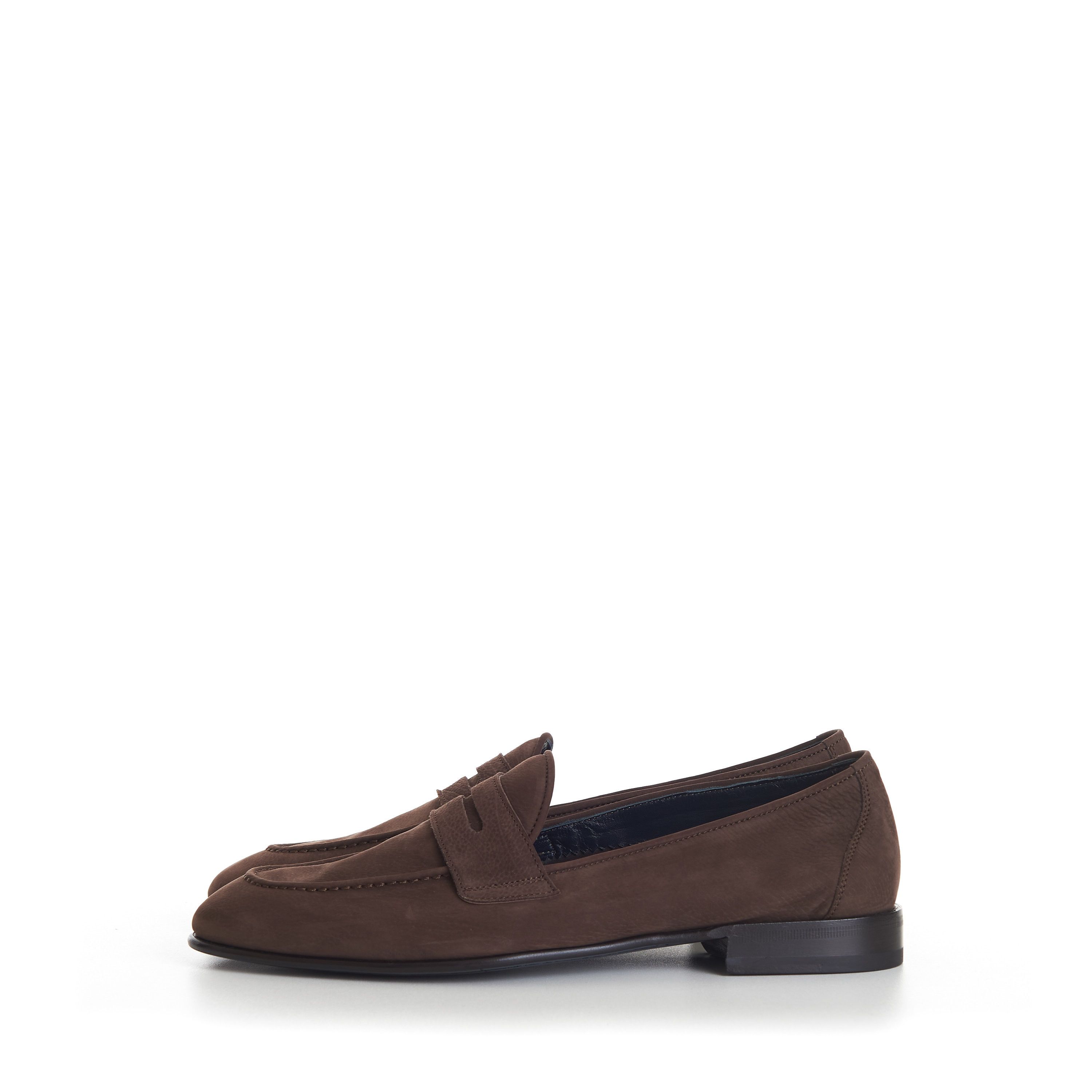 Brioni Penny Loafer In Brown Suede Size US 8.5 / EU 41-42 - 4 Thumbnail