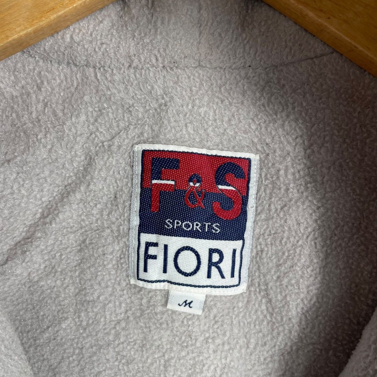 Vintage Fiori Sports Hooded Windbreaker Jacket Big Logo Embroidery Size US M / EU 48-50 / 2 - 3 Thumbnail