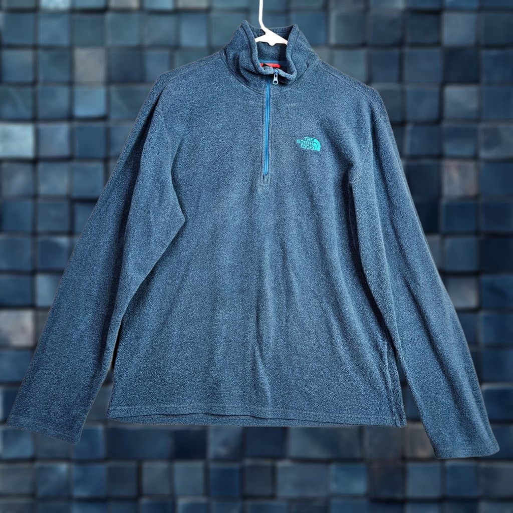 The North Face The North Face Men’s Polartec Classic Pullover Fleece 1/4 Zip Jacket S Blue Regular Jacket Men Size S Pullover Zipper Fleece 700 Warmth Casual Outdoor Size US S / EU 44-46 / 1 - 1 Thumbnail