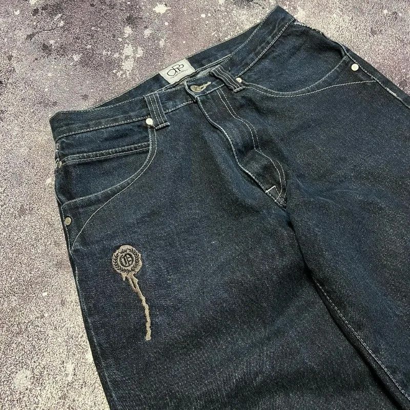 Japanese Brand × Vintage New Skull Casual Baggy Jeans Size US 32 / EU 48 - 2 Thumbnail