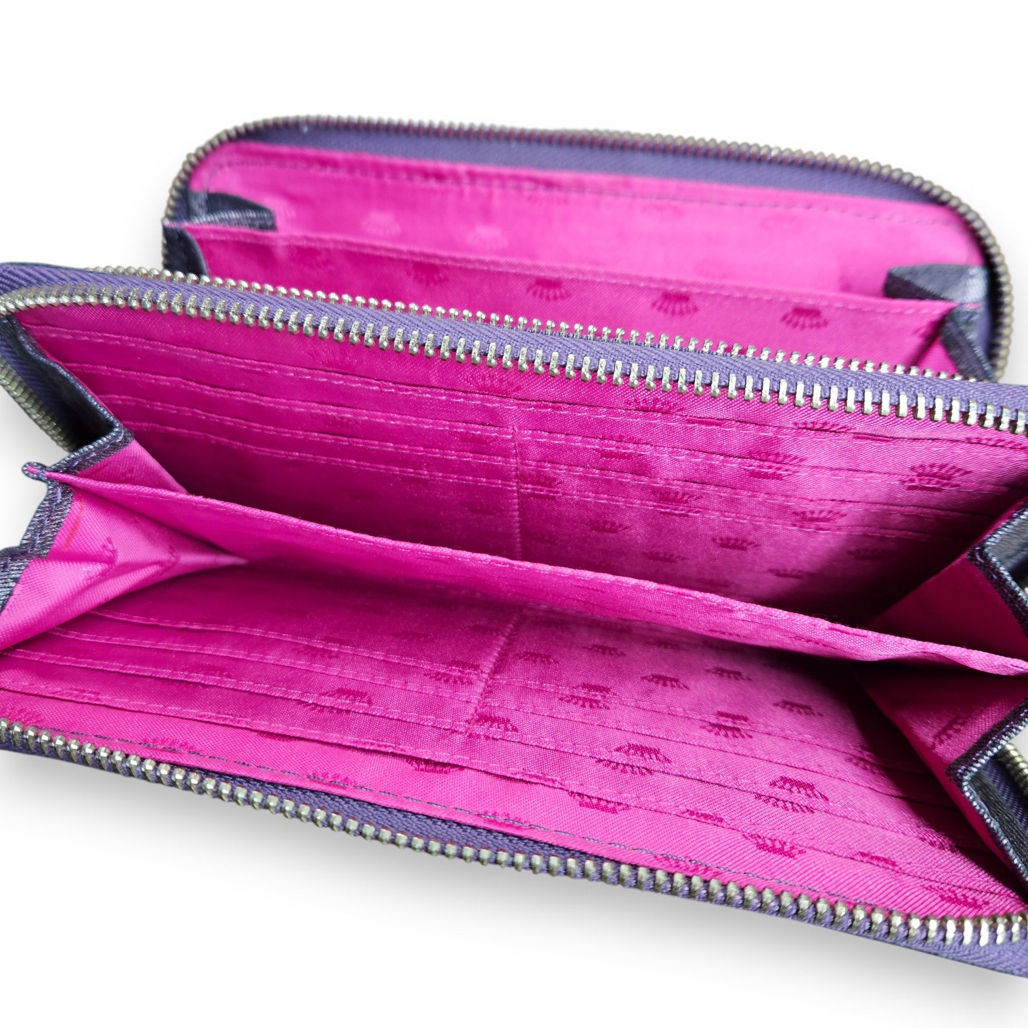 Juicy Couture Juicy Couture 7.5x4x1.75" Wallet Y2K Continental Double Zip Size ONE SIZE - 8 Thumbnail