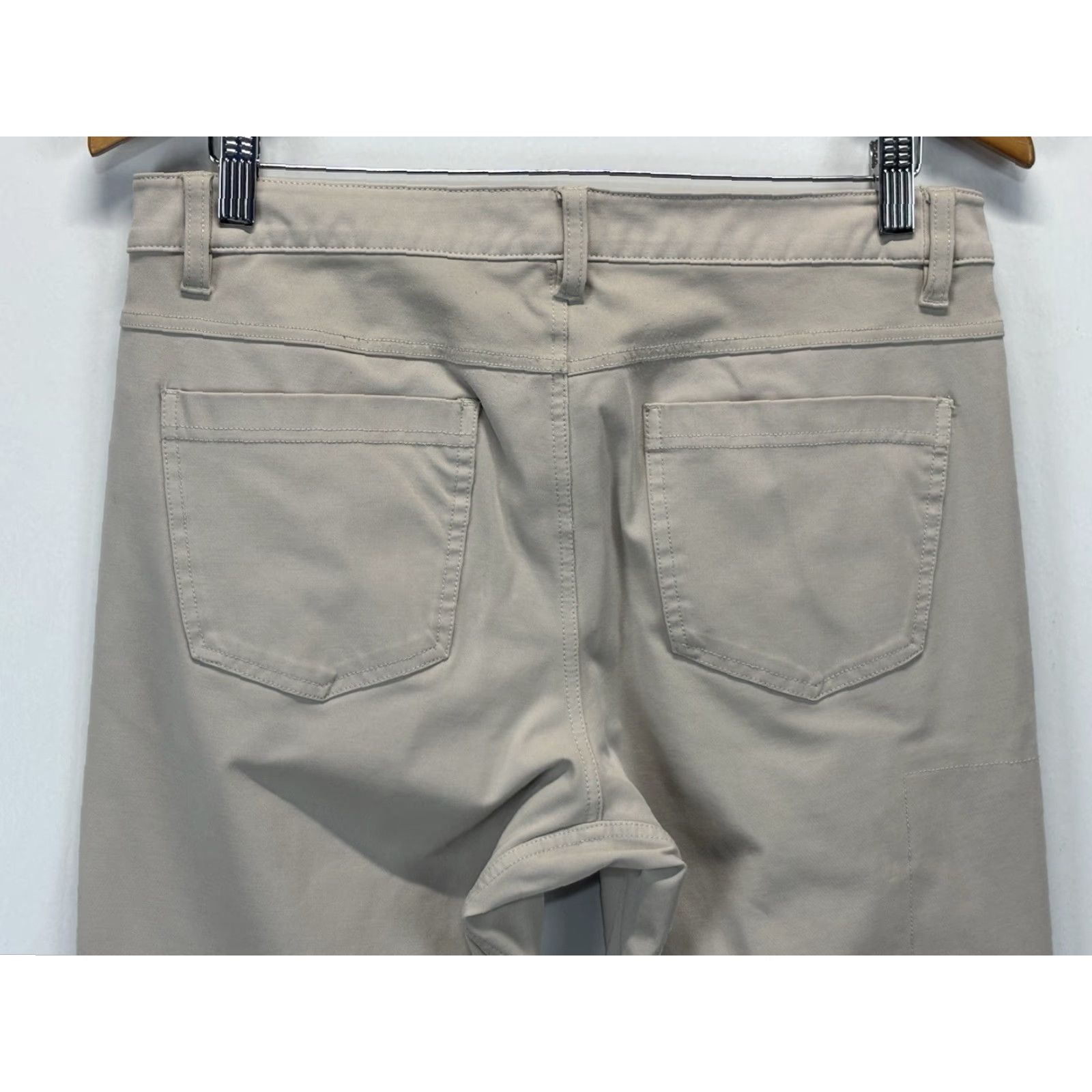 Vintage VINTAGE BYLT Mens Skinny Fit Chino Pants Size 30 Beige Casual Slimming Stretch Fall Spring Summer Winter Size US 30 / EU 46 - 4 Thumbnail
