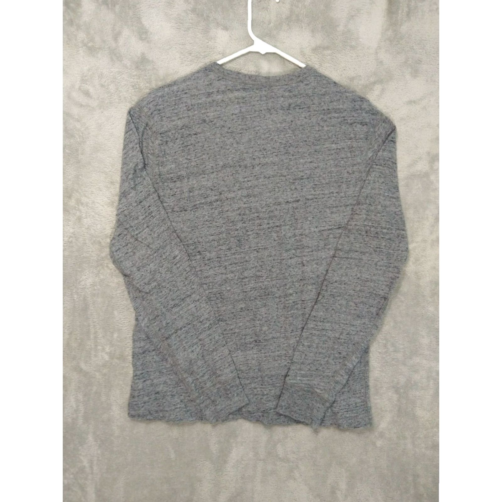 J.Crew J.CREW Gray Henley Shirt Mens Medium Long Sleeve Casual Cotton Size US M / EU 48-50 / 2 - 2 Thumbnail