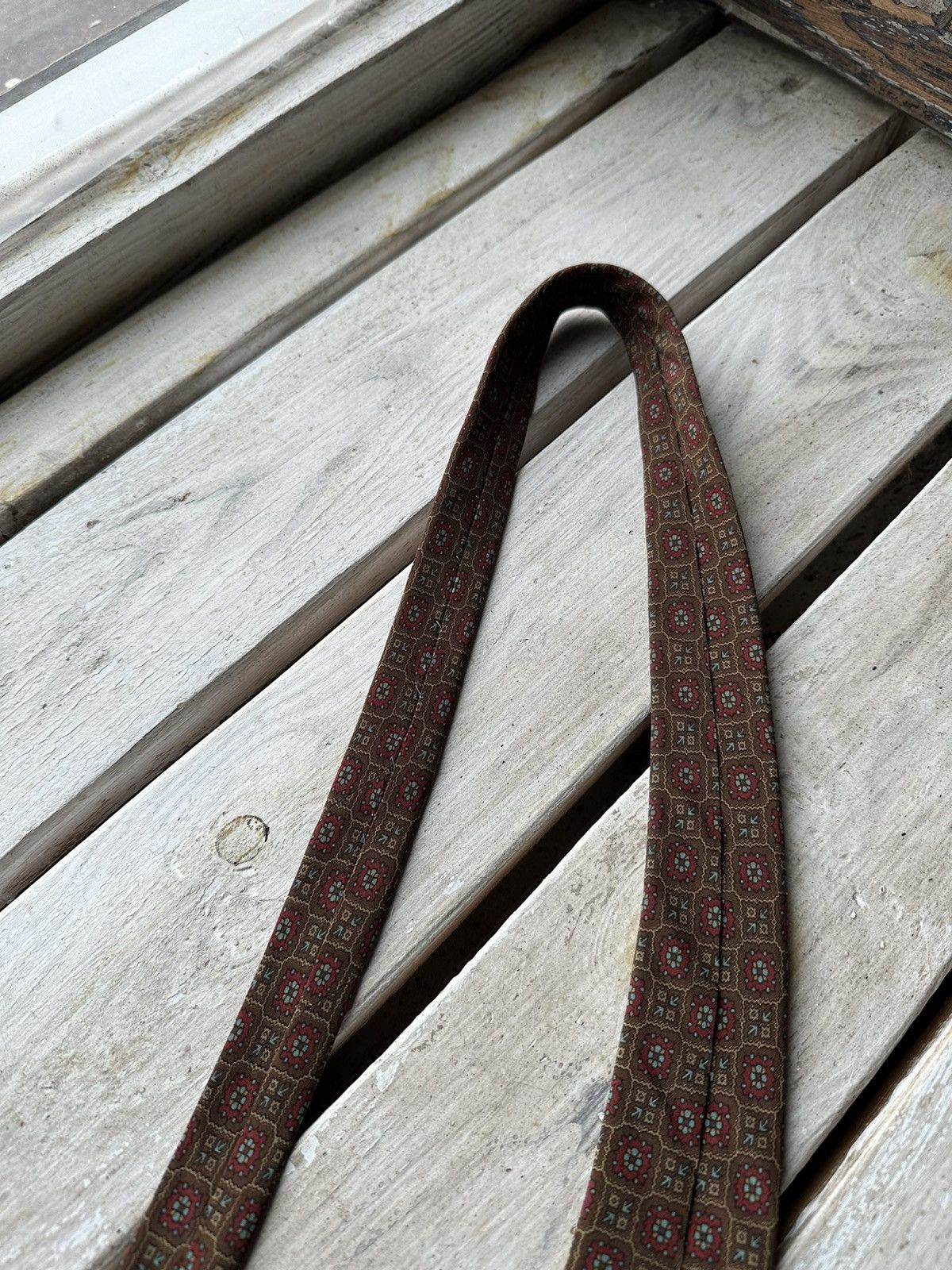 Designer × Yves Saint Laurent GRAIL🚨 Yves Saint Laurent YSL tie 80s vintage old money Size ONE SIZE - 12 Thumbnail