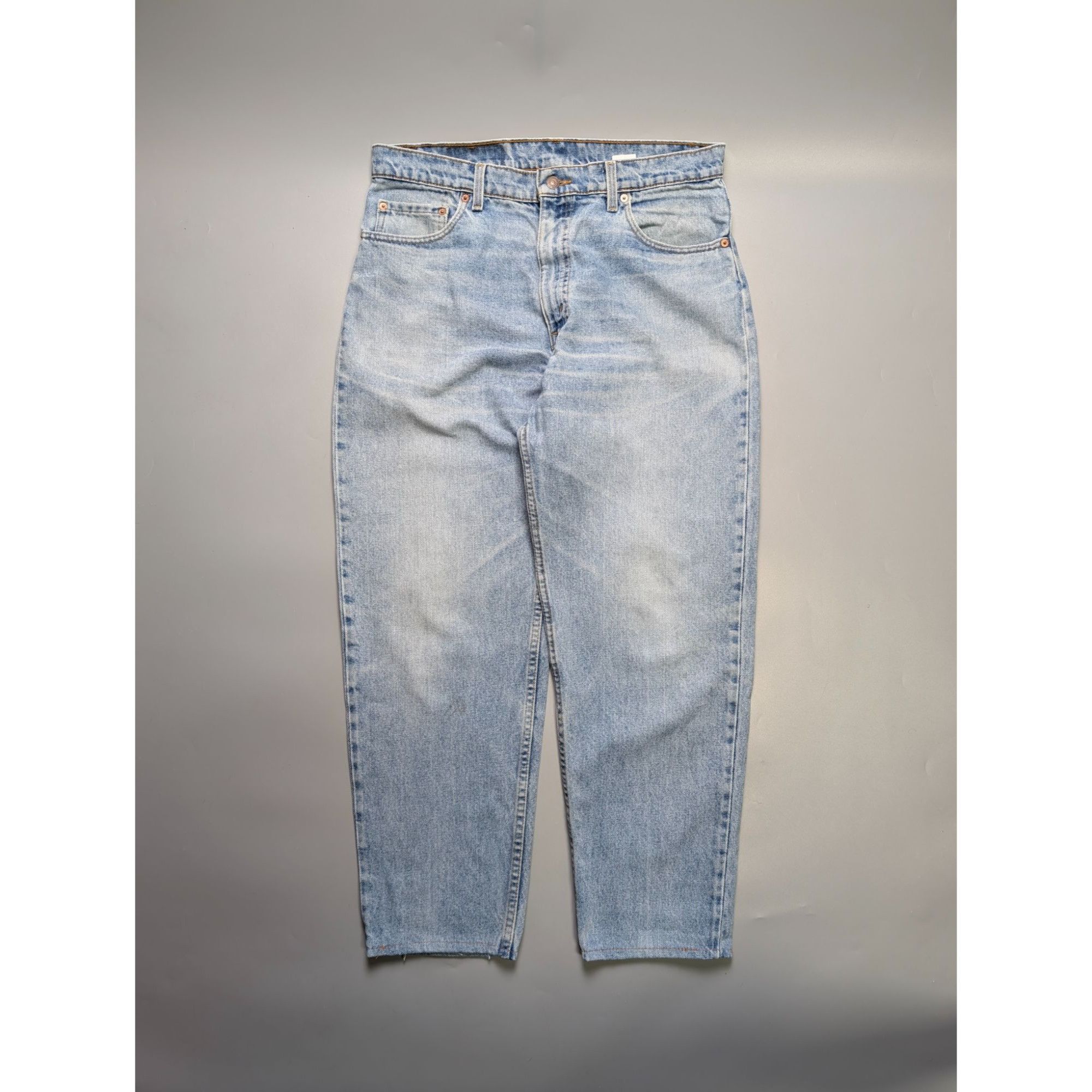 Levi's Levi's 550 Made In USA Light Wash Denim Jeans Pants (Y1084) Size US 36 / EU 52 - 1 Thumbnail