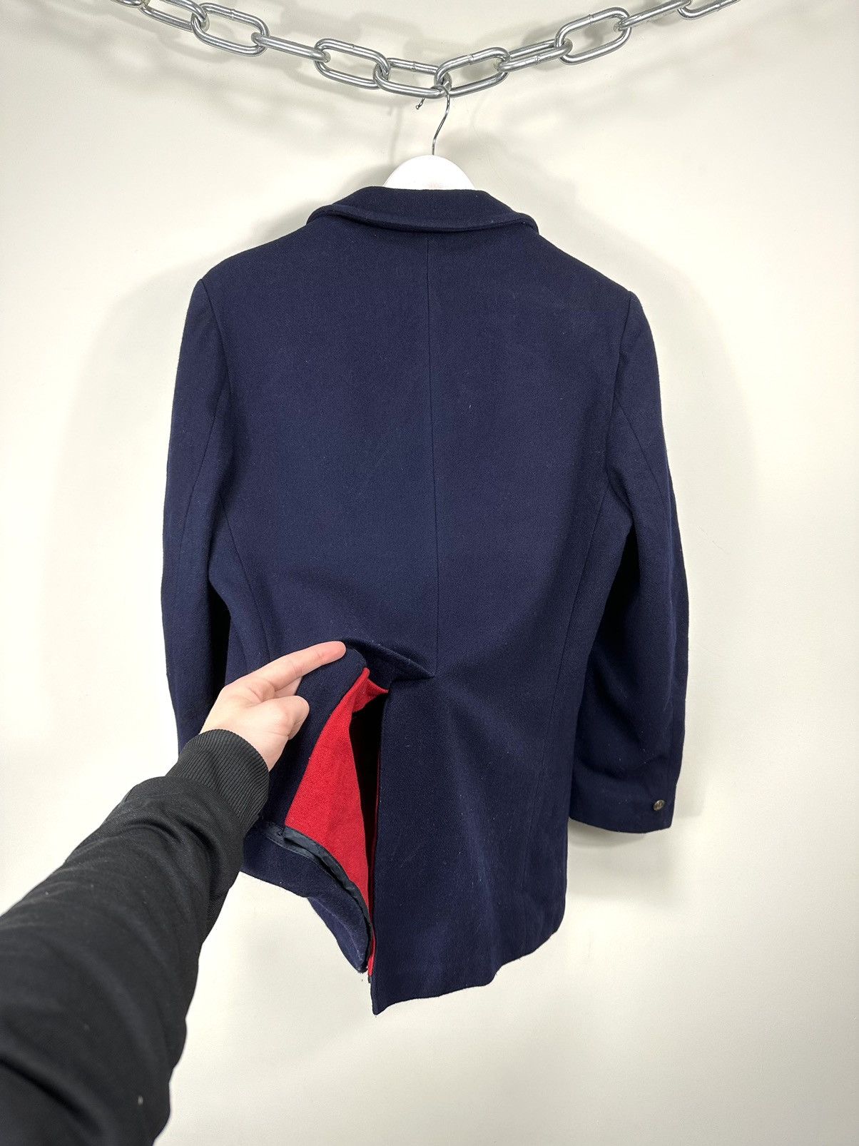 Christian Dior Monsieur Vintage 90s Christian Dior Double Breasted Luxury Wool Coat Size 40R - 13 Thumbnail