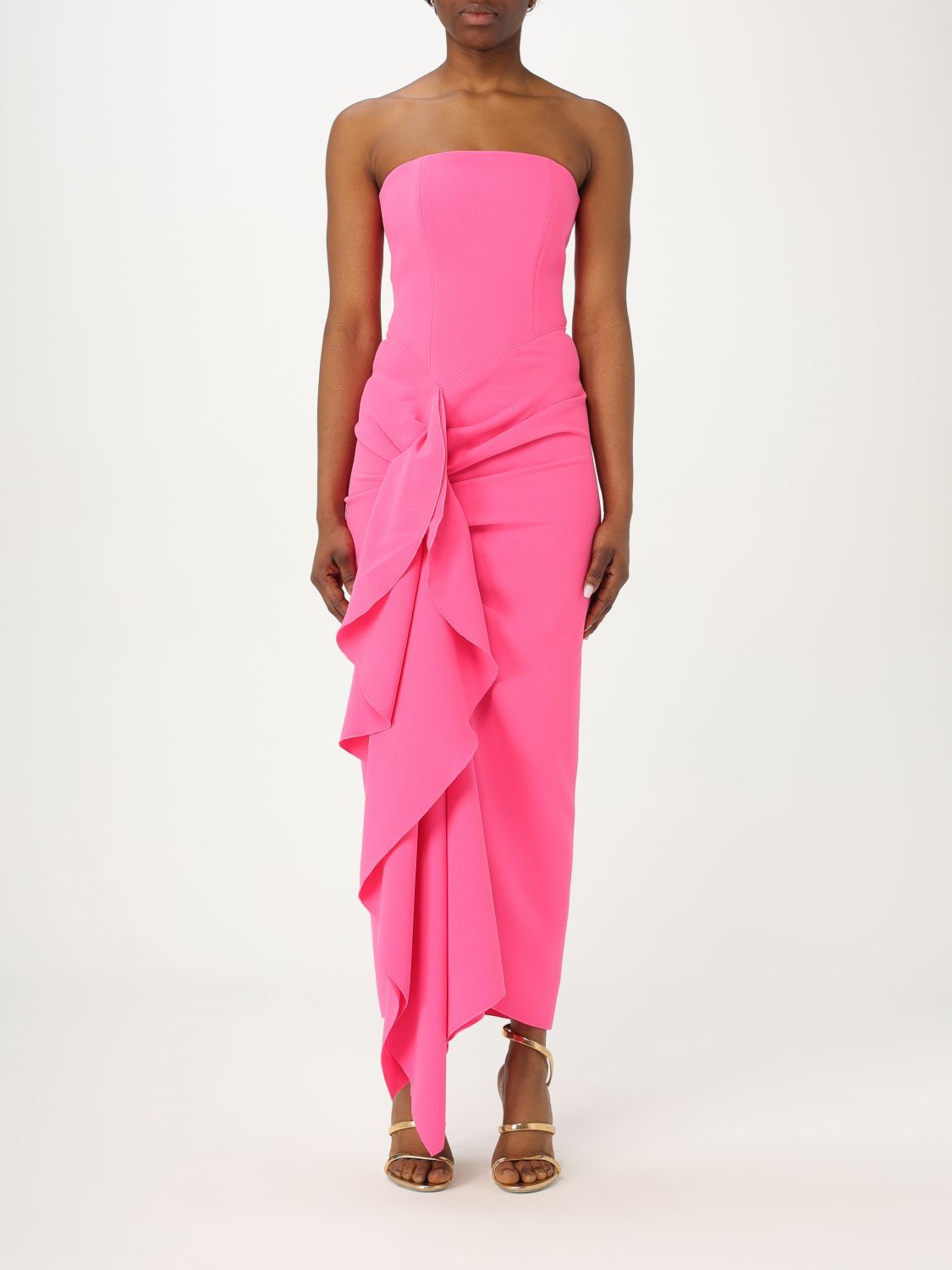 image of Solace London Dress Woman Fuchsia, Women's (Size Small)