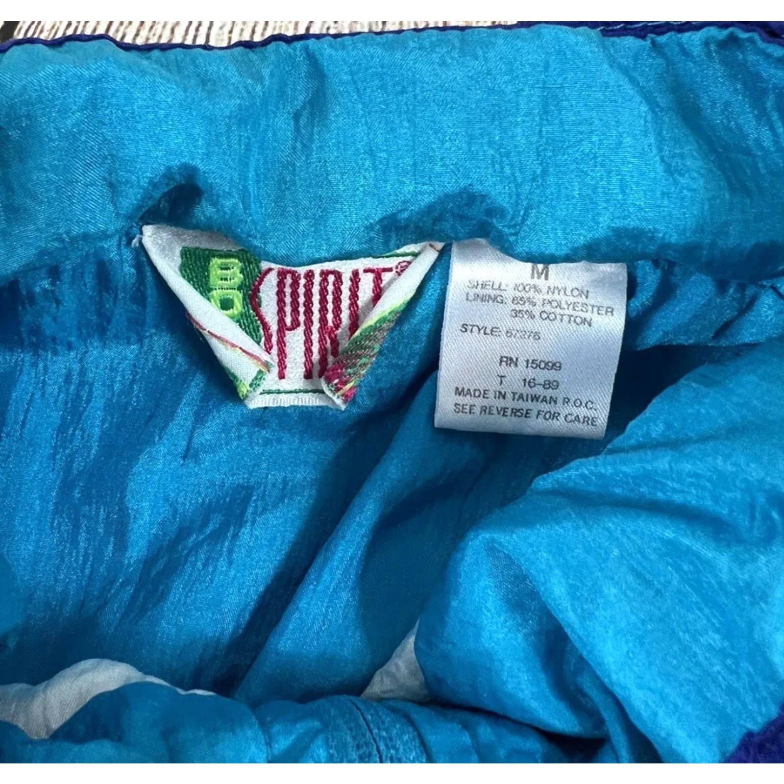Vintage VINTAGE Bold Spirit Jacket Windbreaker 80s Women M Blue White Purple Size M / US 6-8 / IT 42-44 - 4 Thumbnail