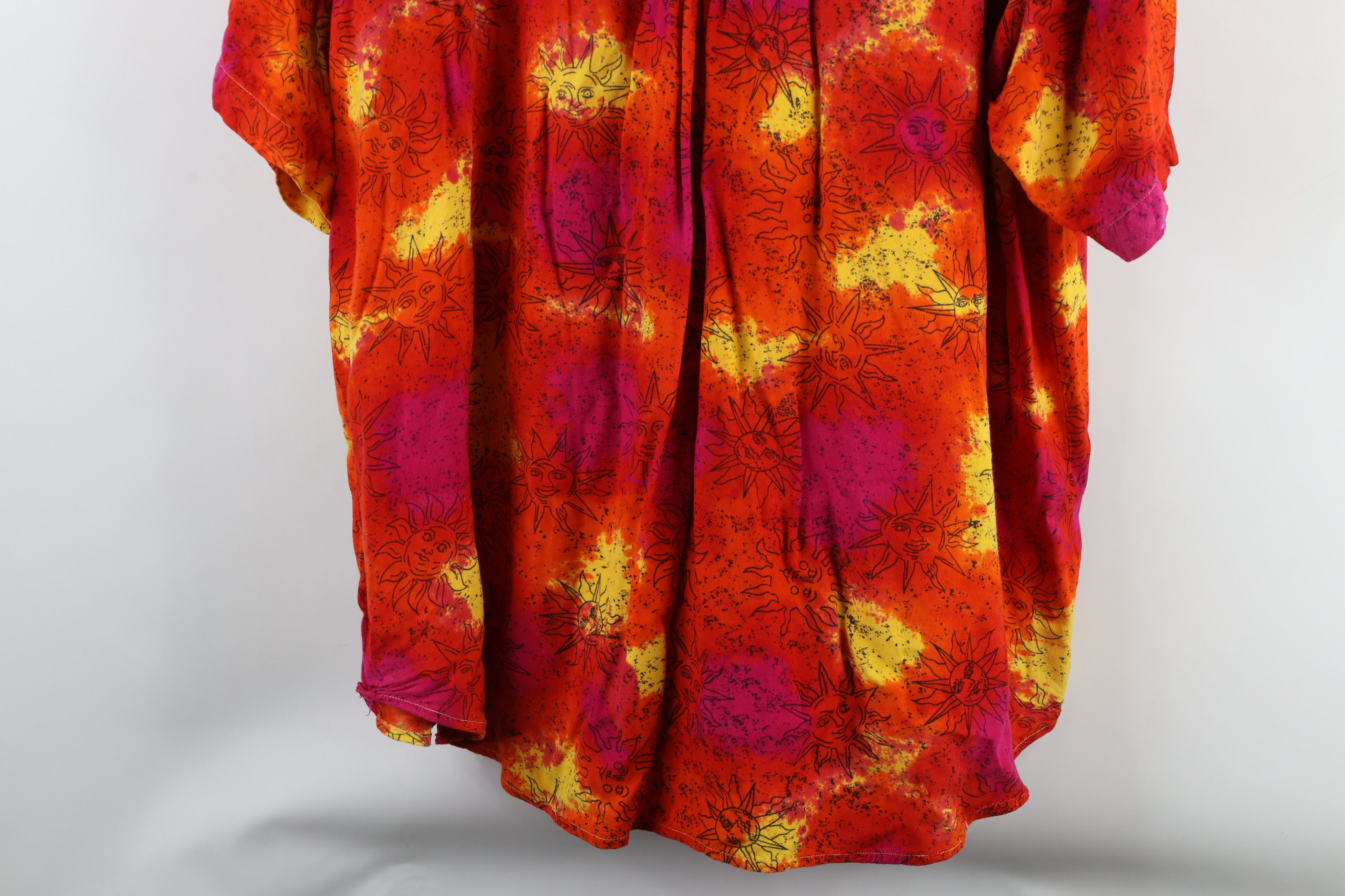 Vintage Vintage 90s Streetwear Sun All Over Print Button Shirt Size XXL / US 16-18 / IT 52-54 - 8 Thumbnail