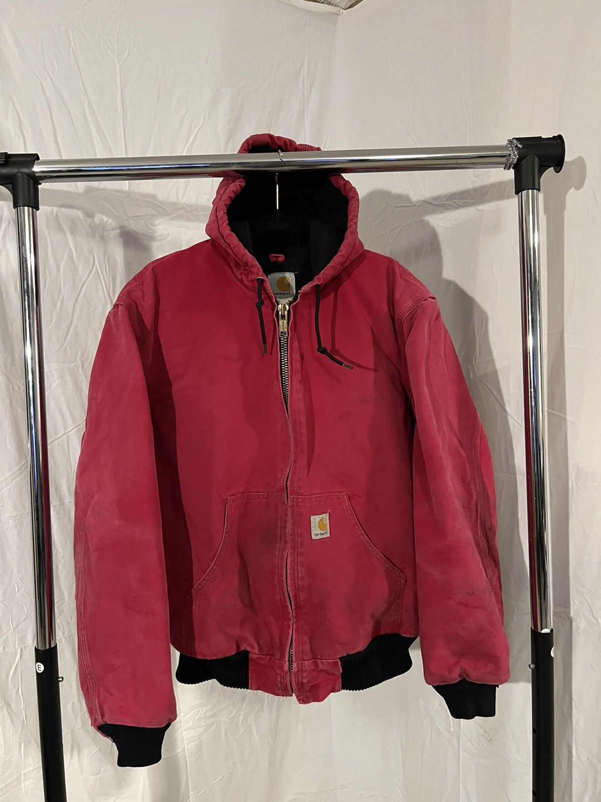 Carhartt Carhartt Red Hooded Jacket Size US M / EU 48-50 / 2 - 1 Thumbnail