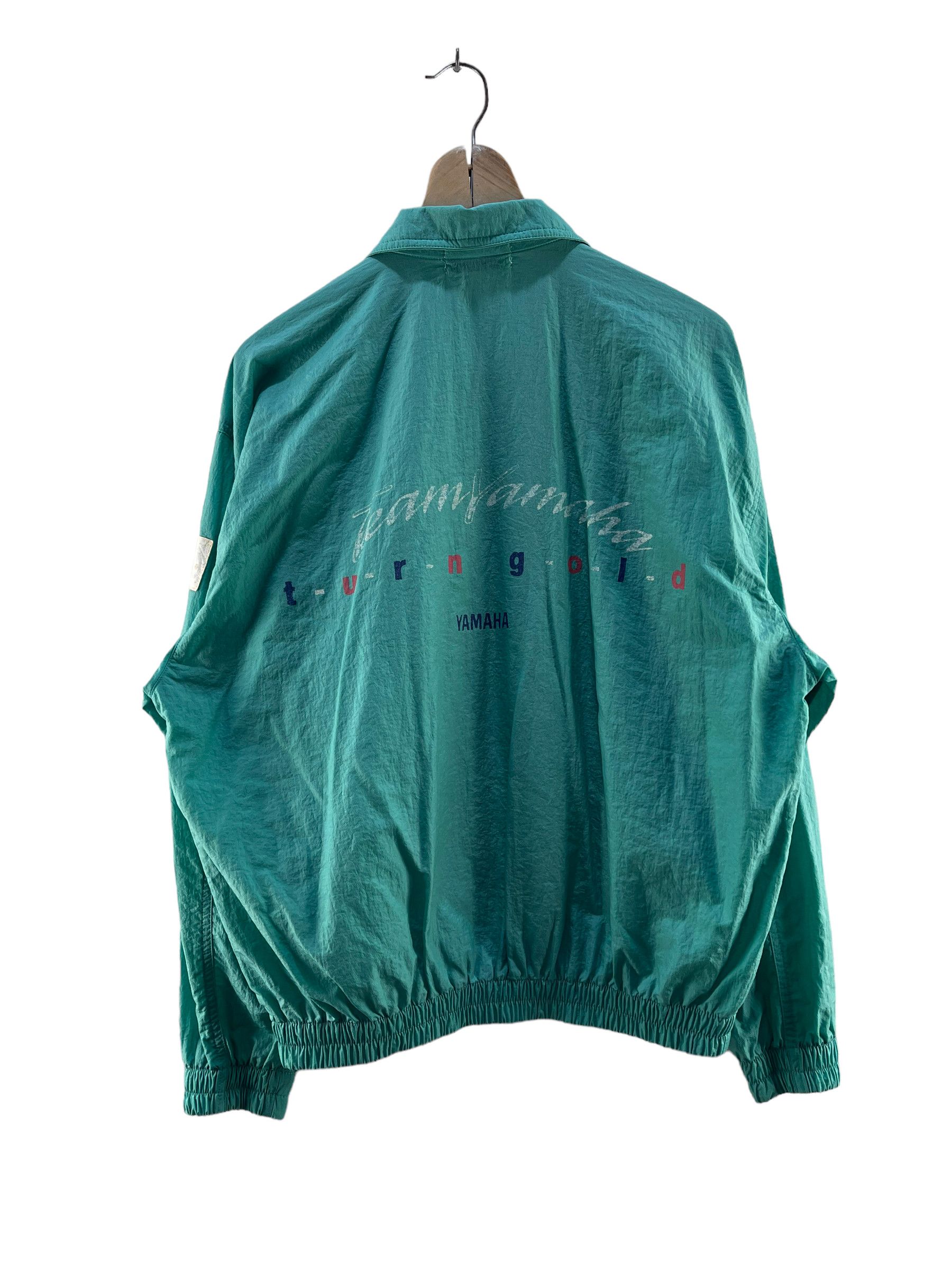 Yamaha Vintage Team Yamaha Turn Gold Racing Windbreaker Jacket Grailed