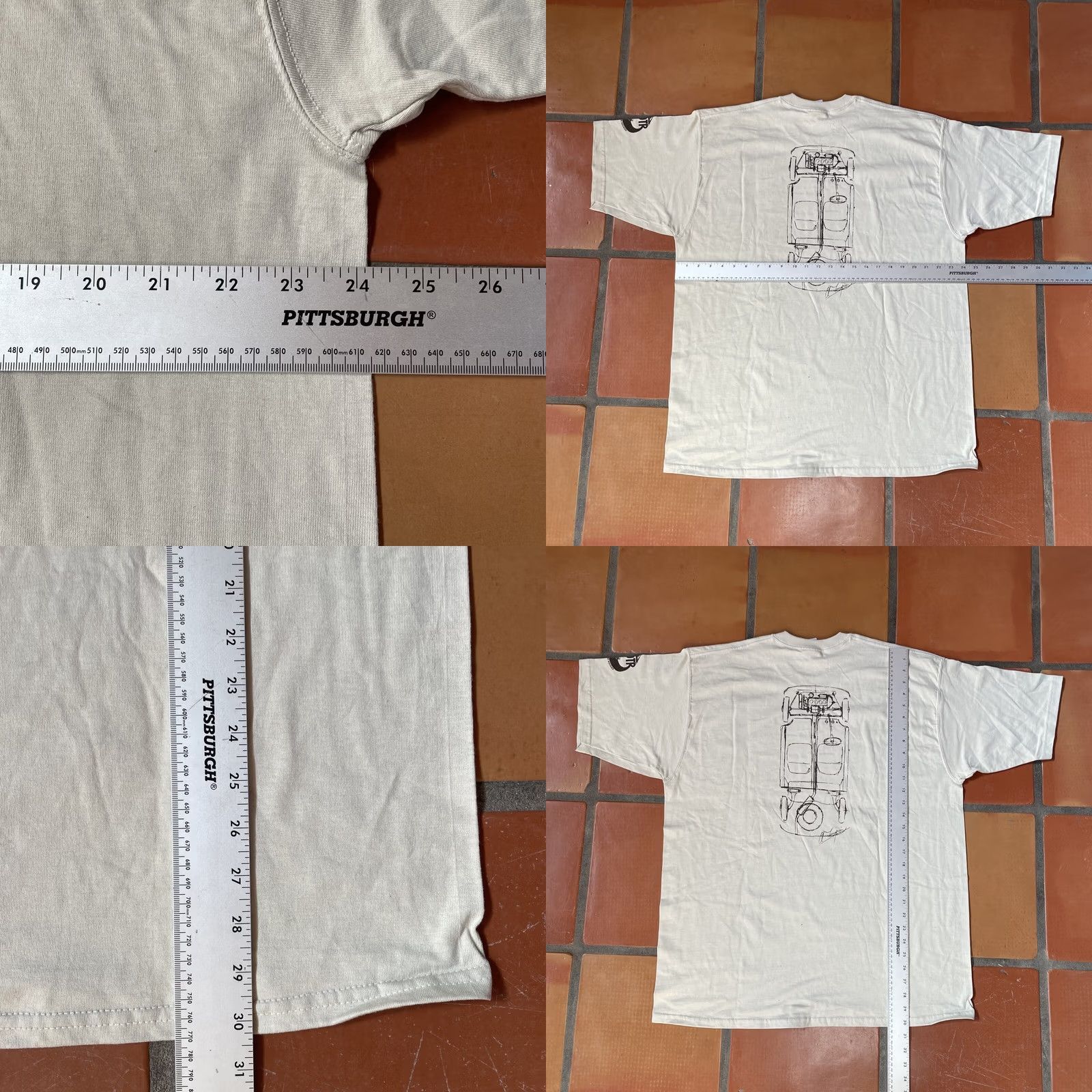 Fruit Of The Loom VINTAGE Fruit Of The Loom Men’s XL Beige T Shirt MINI Of The Rockies Graphic Tee Size US XL / EU 56 / 4 - 11 Thumbnail