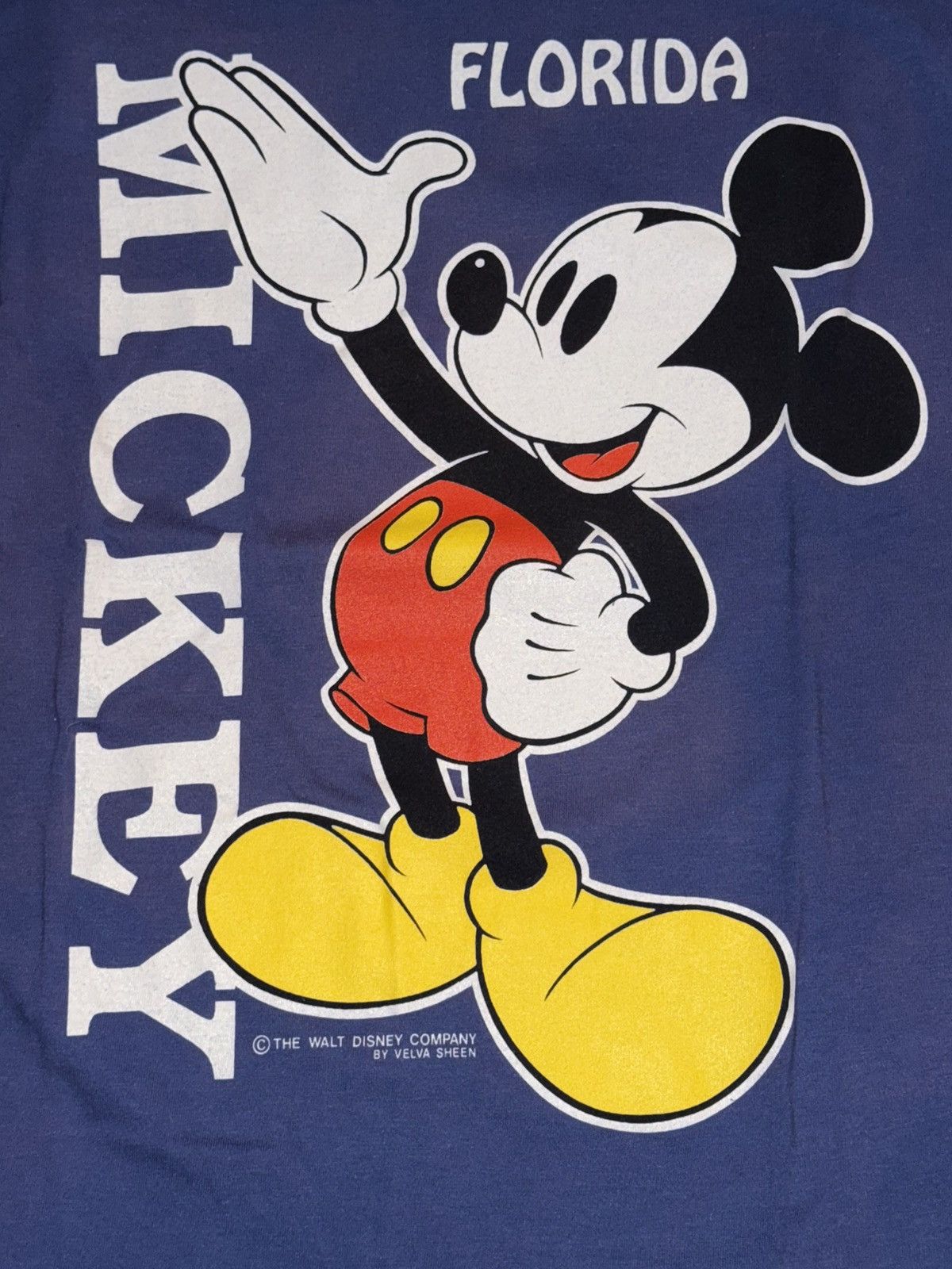 Velva Sheen Vintage 80s Disney Velva Sheen Florida Mickey Mouse Tee Size US M / EU 48-50 / 2 - 2 Thumbnail