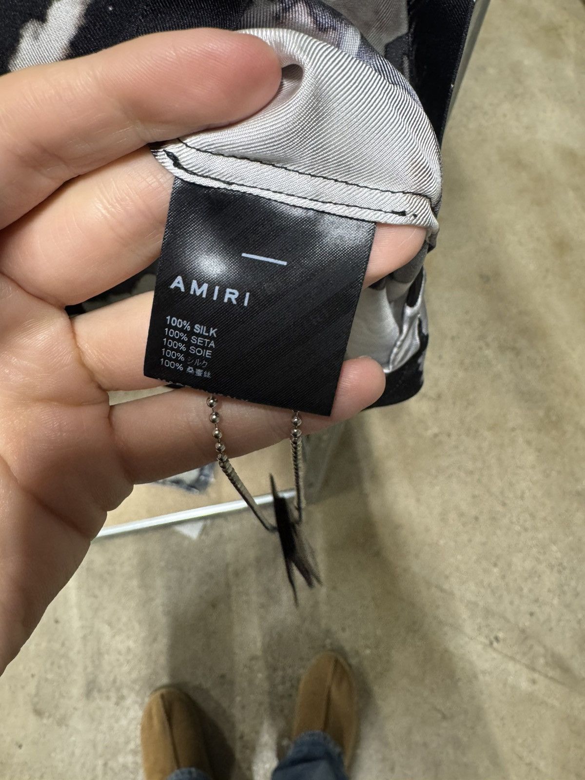 Amiri Amiri Pegasus Bowling Silk Shirt NEW 1100$ Size US XL / EU 56 / 4 - 6 Thumbnail