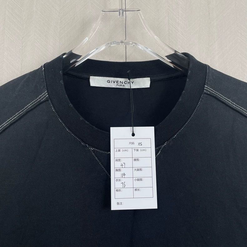 Givenchy Givenchy 1940 Black Vintage Distressed Graphic Short Sleev Size US XS / EU 42 / 0 - 2 Thumbnail