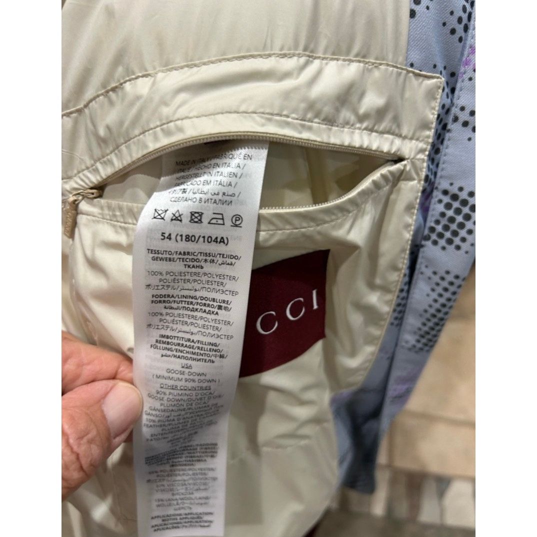 Gucci Gucci printed technical Poplin puffer jacket size 54/XXL Size US XXL / EU 58 / 5 - 8 Thumbnail