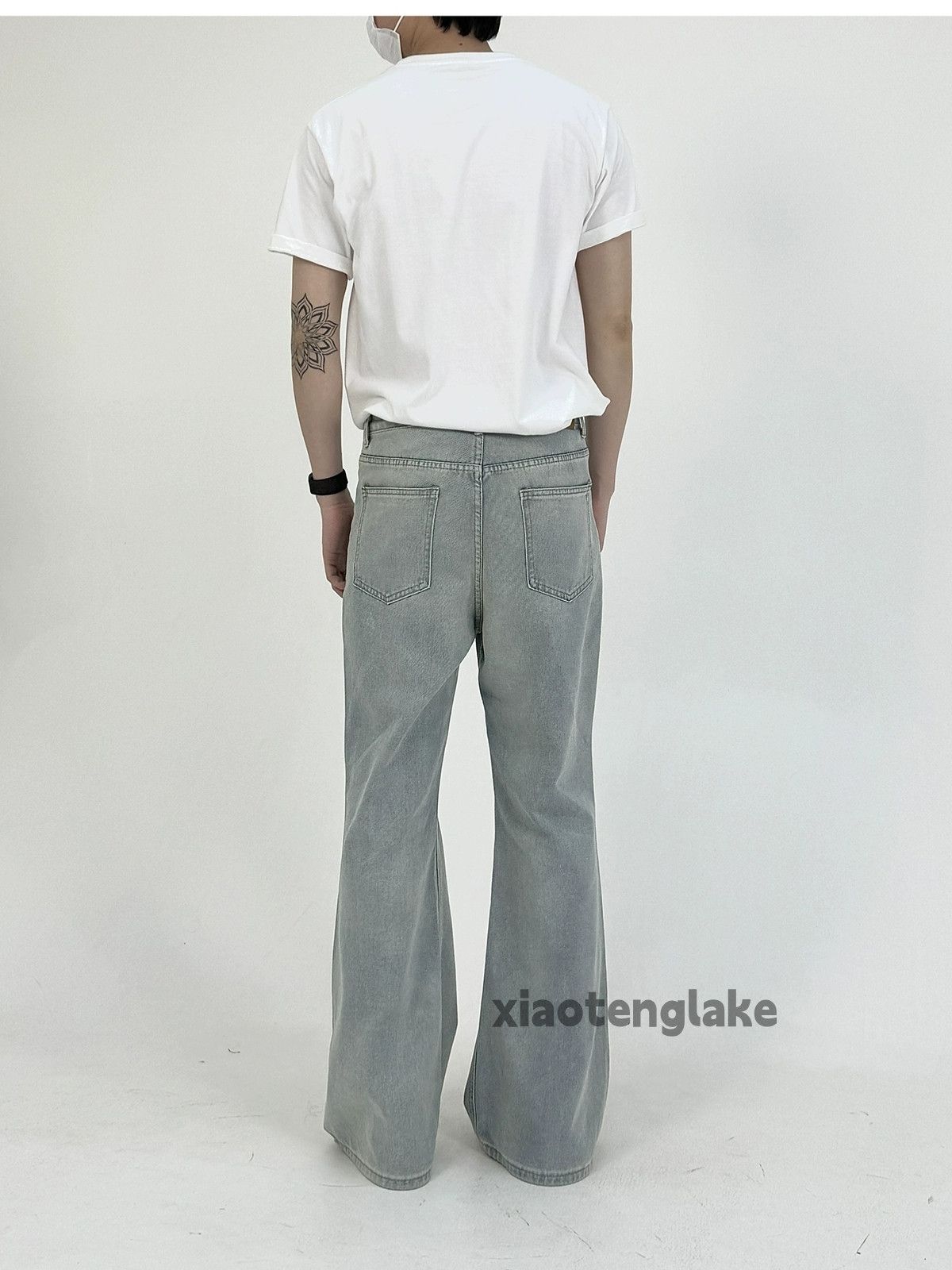 Jean × Vintage washed faded cleanfit yuppie punk retro disco jeans Size US 30 / EU 46 - 2 Thumbnail