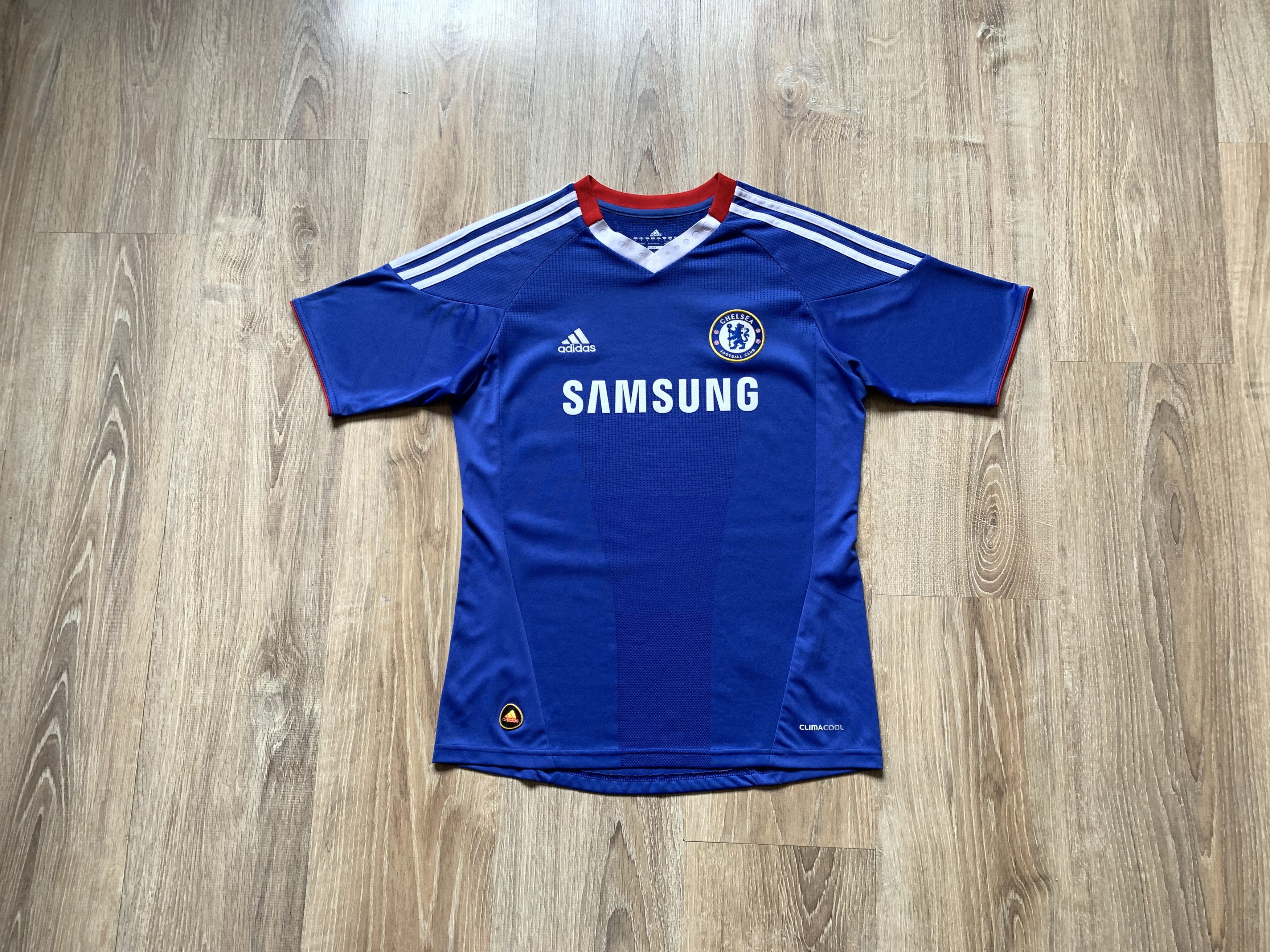 Adidas Vintage Adidas Chelsea Home Football Shirt 2010-2011 Size US S / EU 44-46 / 1 - 1 Thumbnail