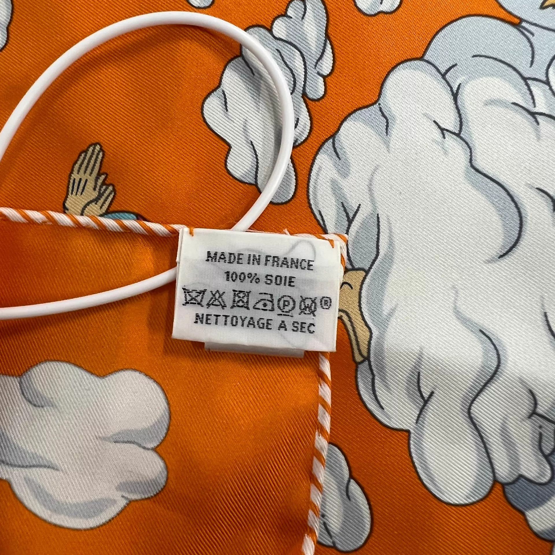 Hermes Hermes My Cloud World Square Scarf 90x90 98 New Box Size ONE SIZE - 6 Thumbnail